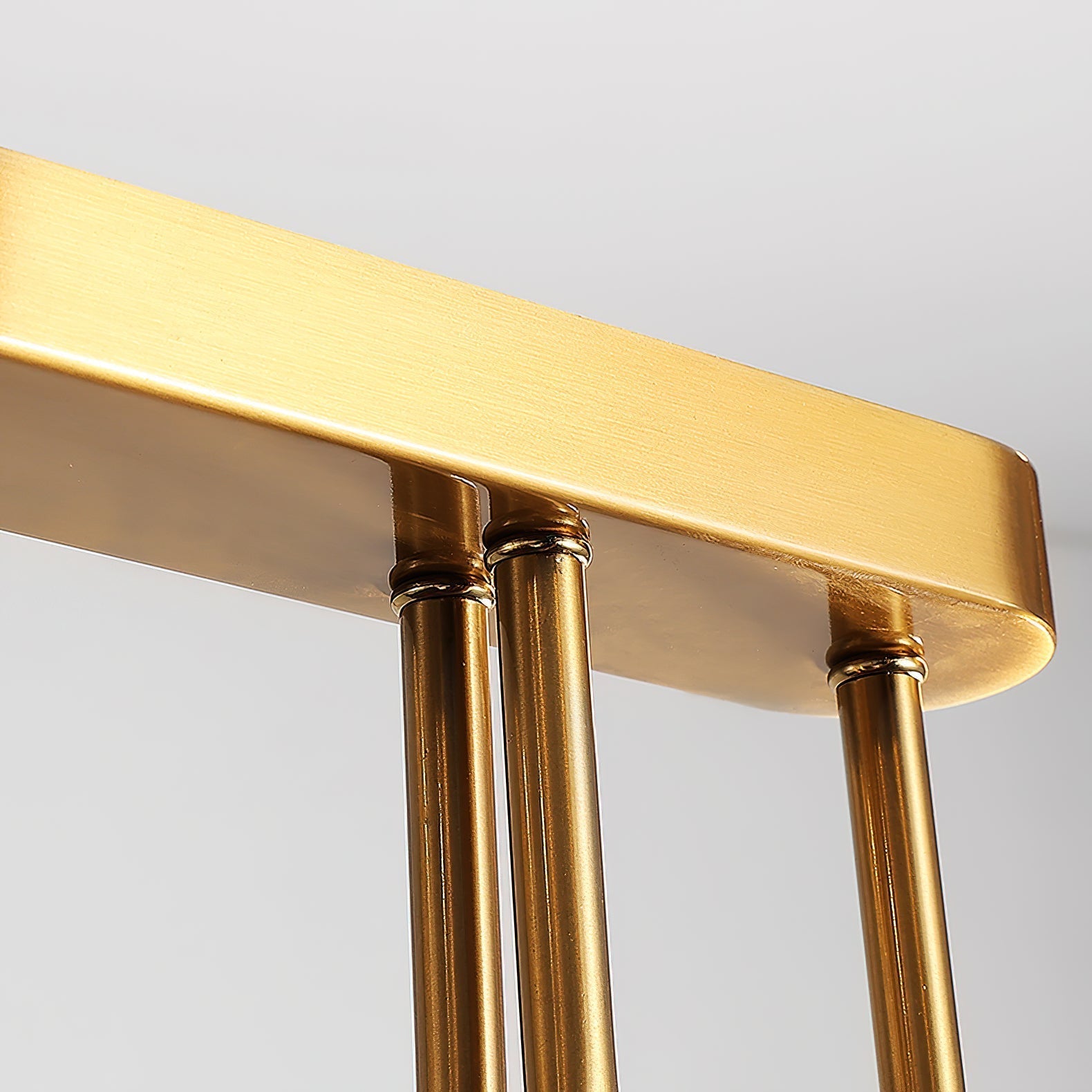 Fluide Lustre Linéaire Métal Laiton Minimaliste Moderne - Neutralighting