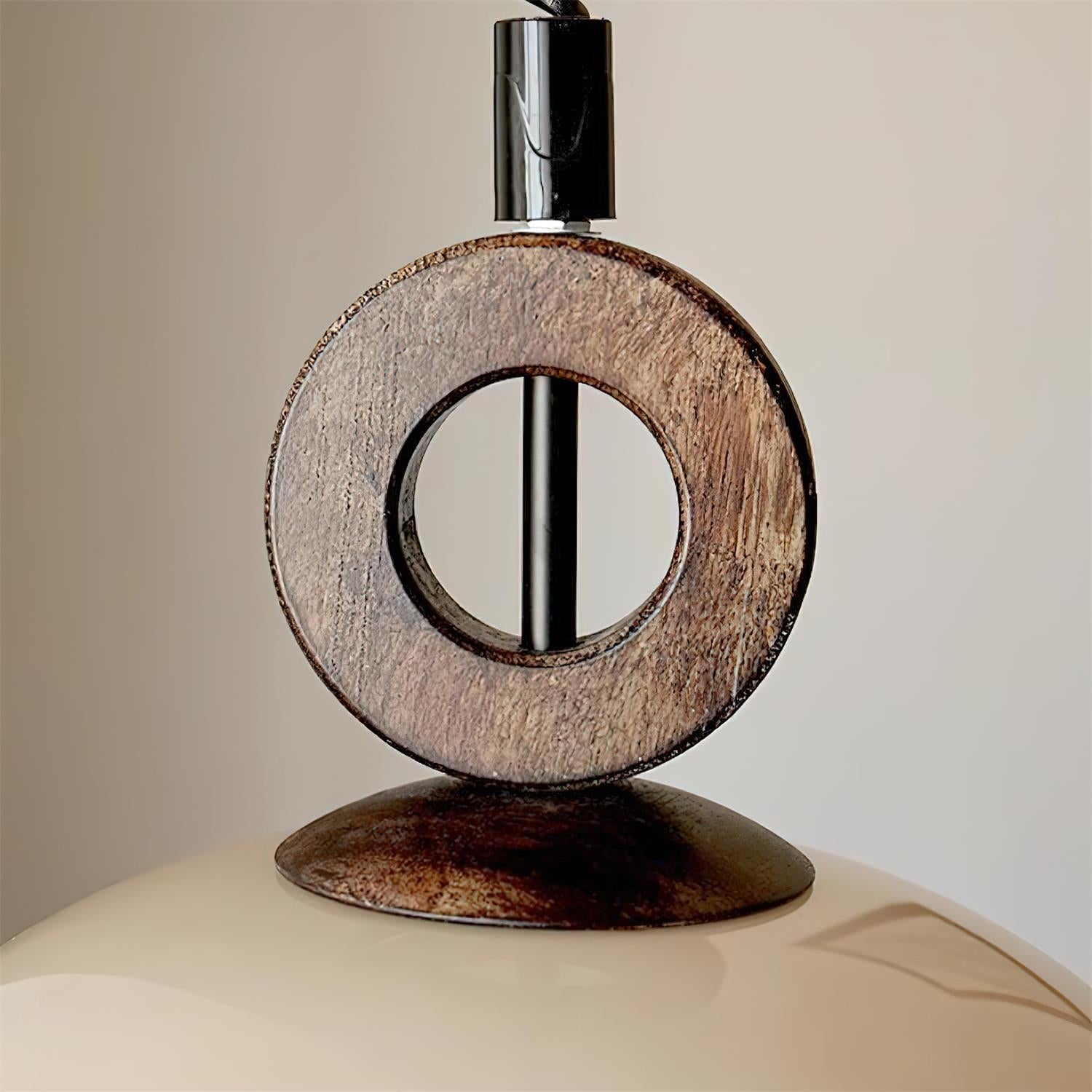 Briette Suspension Lampe Bois Arrondi Vintage - Neutralighting