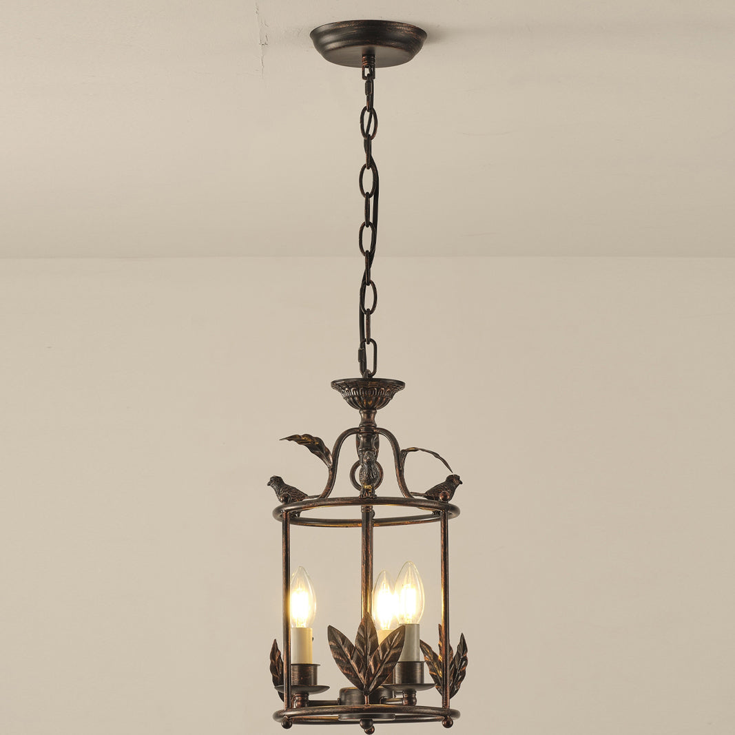 Hylite Suspension Lanterne Métal Doré Industrielle Vintage - Neutralighting