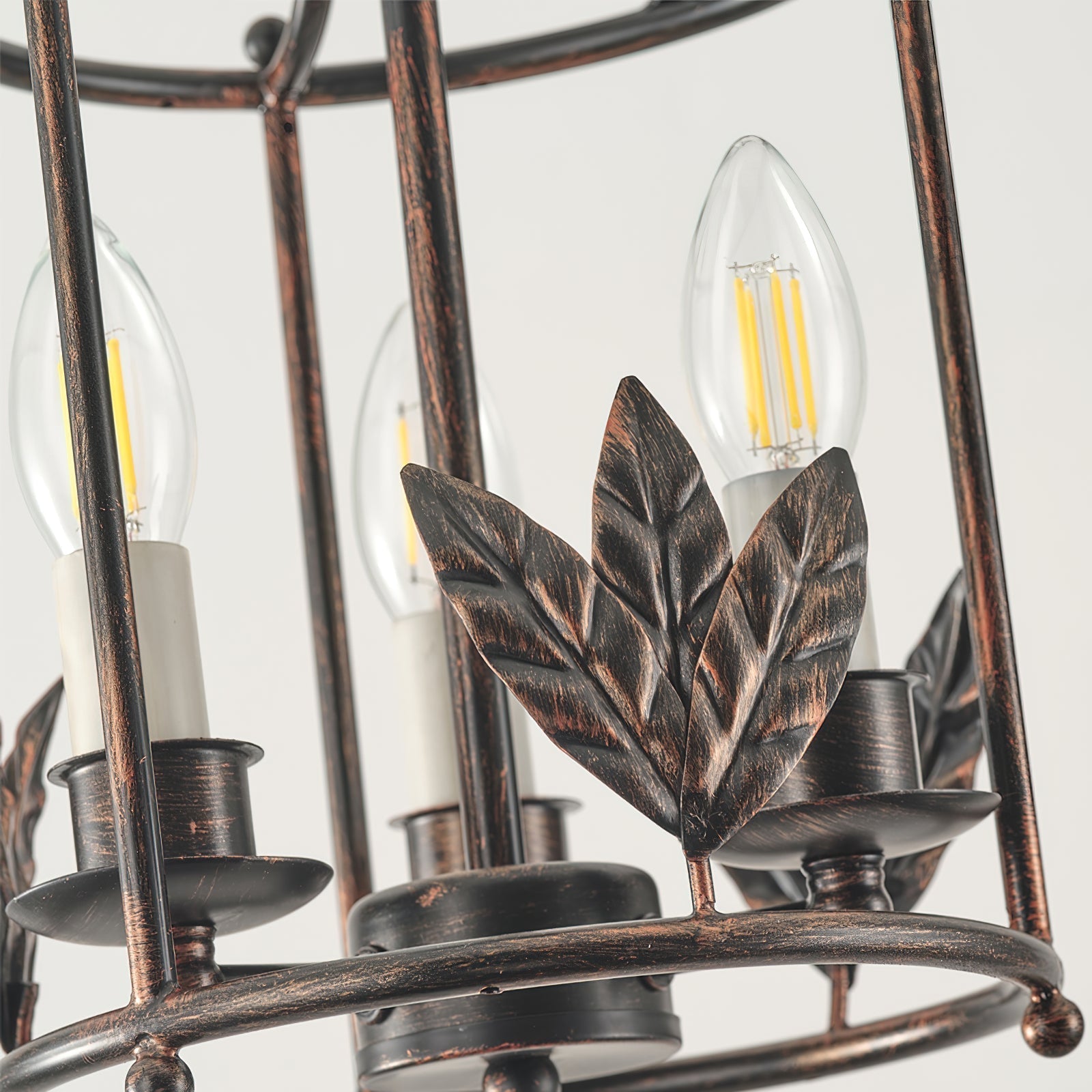 Hylite Suspension Lanterne Métal Doré Industrielle Vintage - Neutralighting