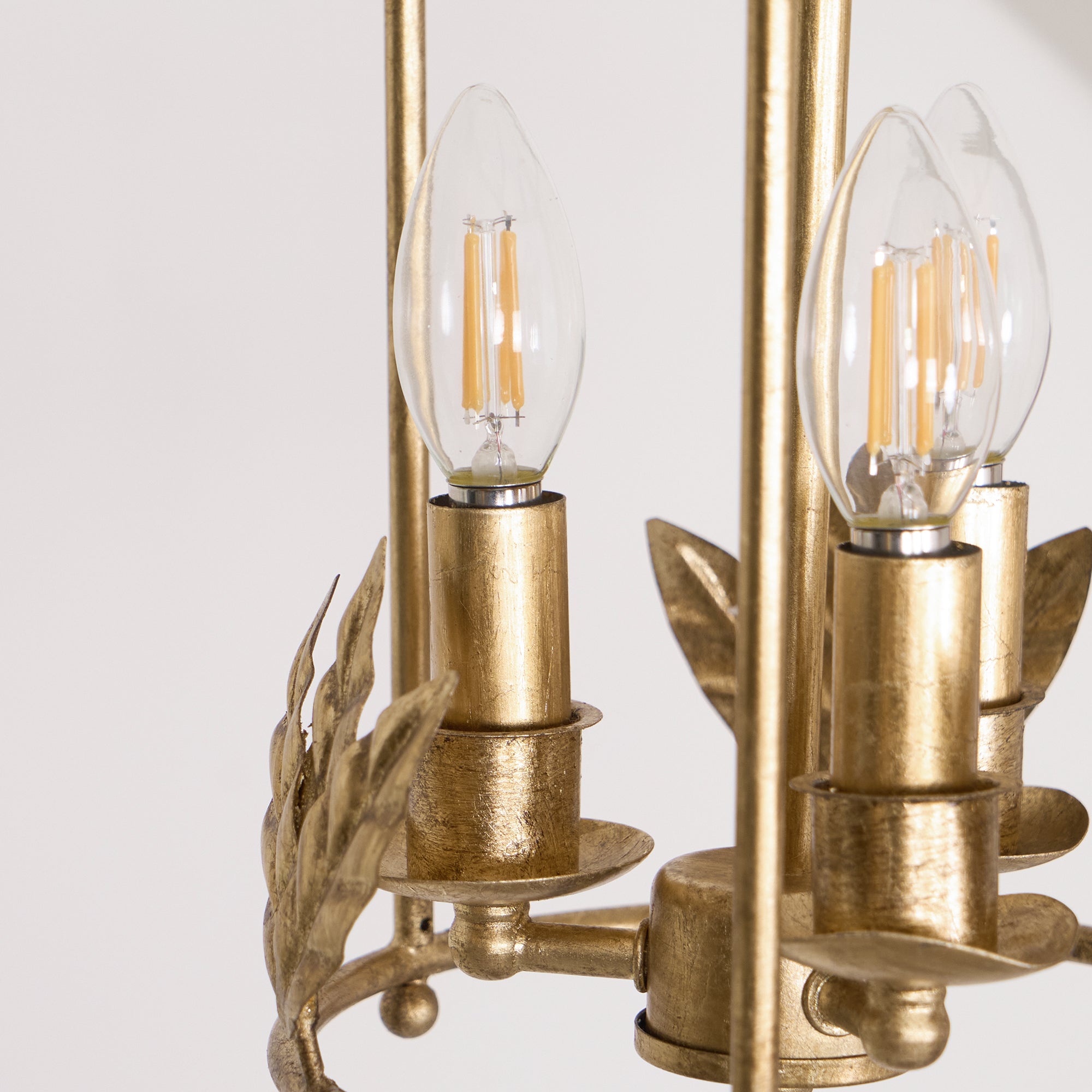 Hylite Suspension Lanterne Métal Doré Industrielle Vintage - Neutralighting
