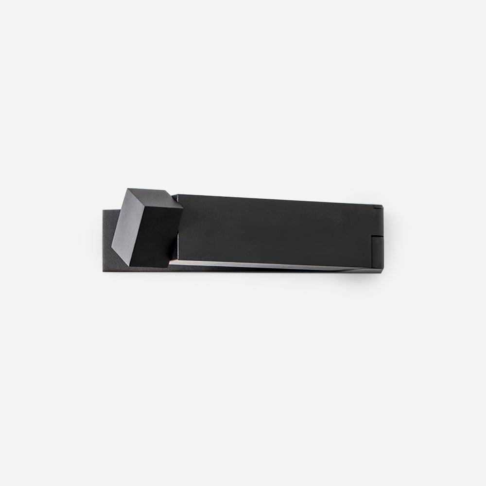 LED Wall Sconce Aluminum Alloy Body Matt Black Nickel Minimalist - Letslighting