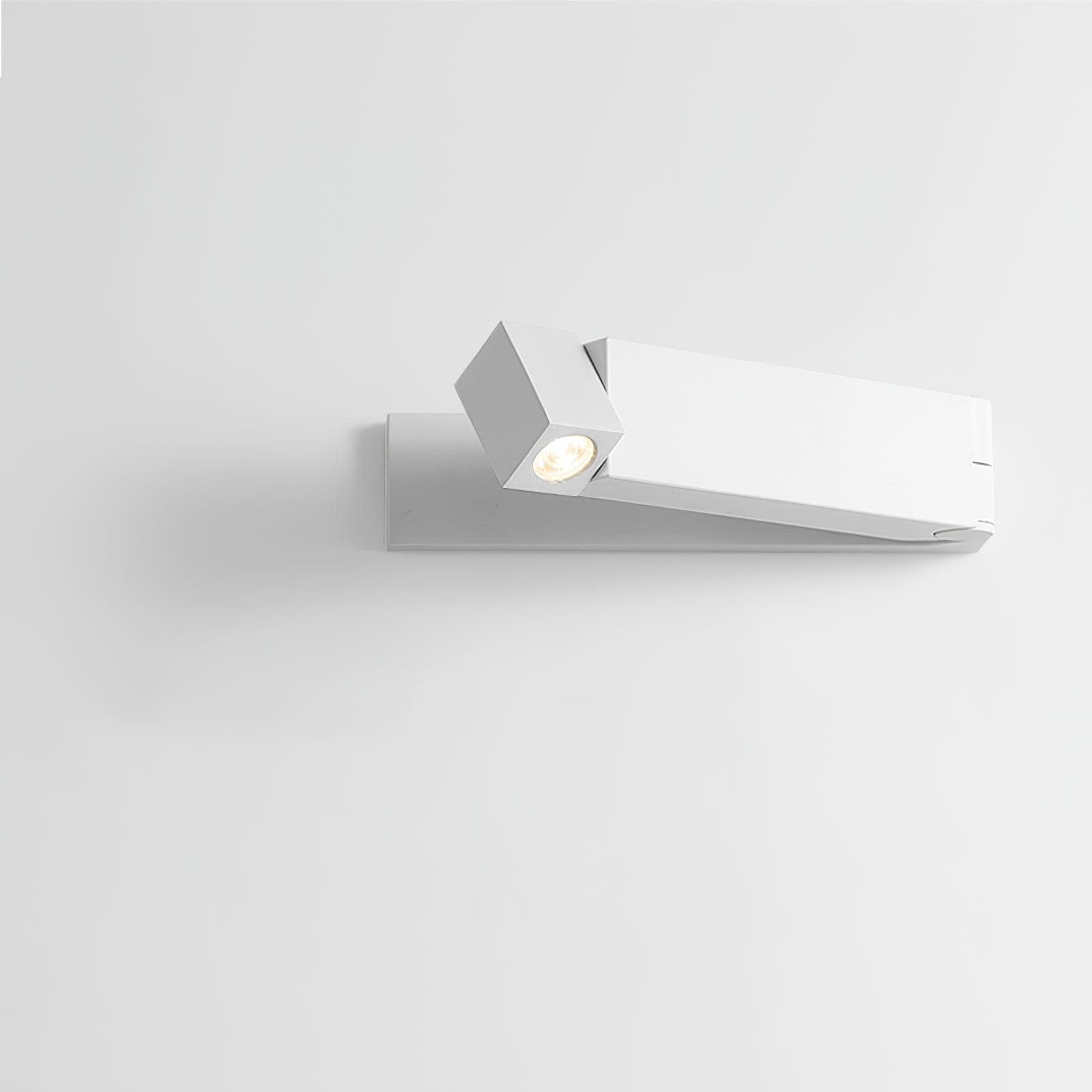 LED Wall Sconce Aluminum Alloy Body Matt Black Nickel Minimalist - Letslighting