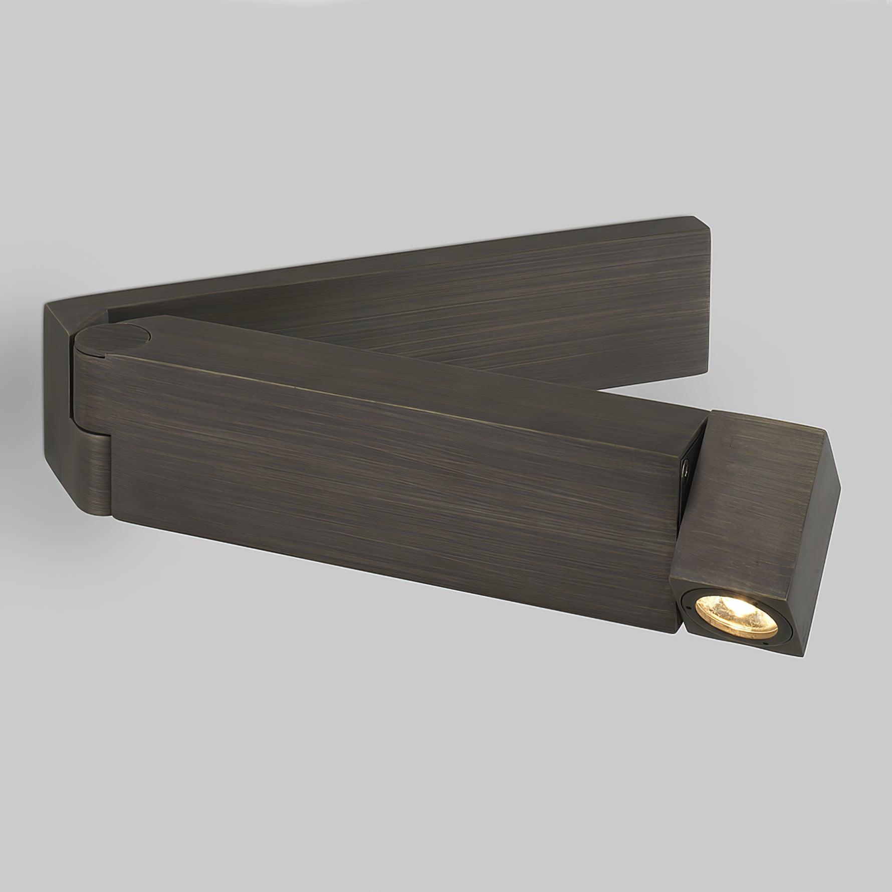LED Wall Sconce Aluminum Alloy Body Matt Black Nickel Minimalist - Letslighting
