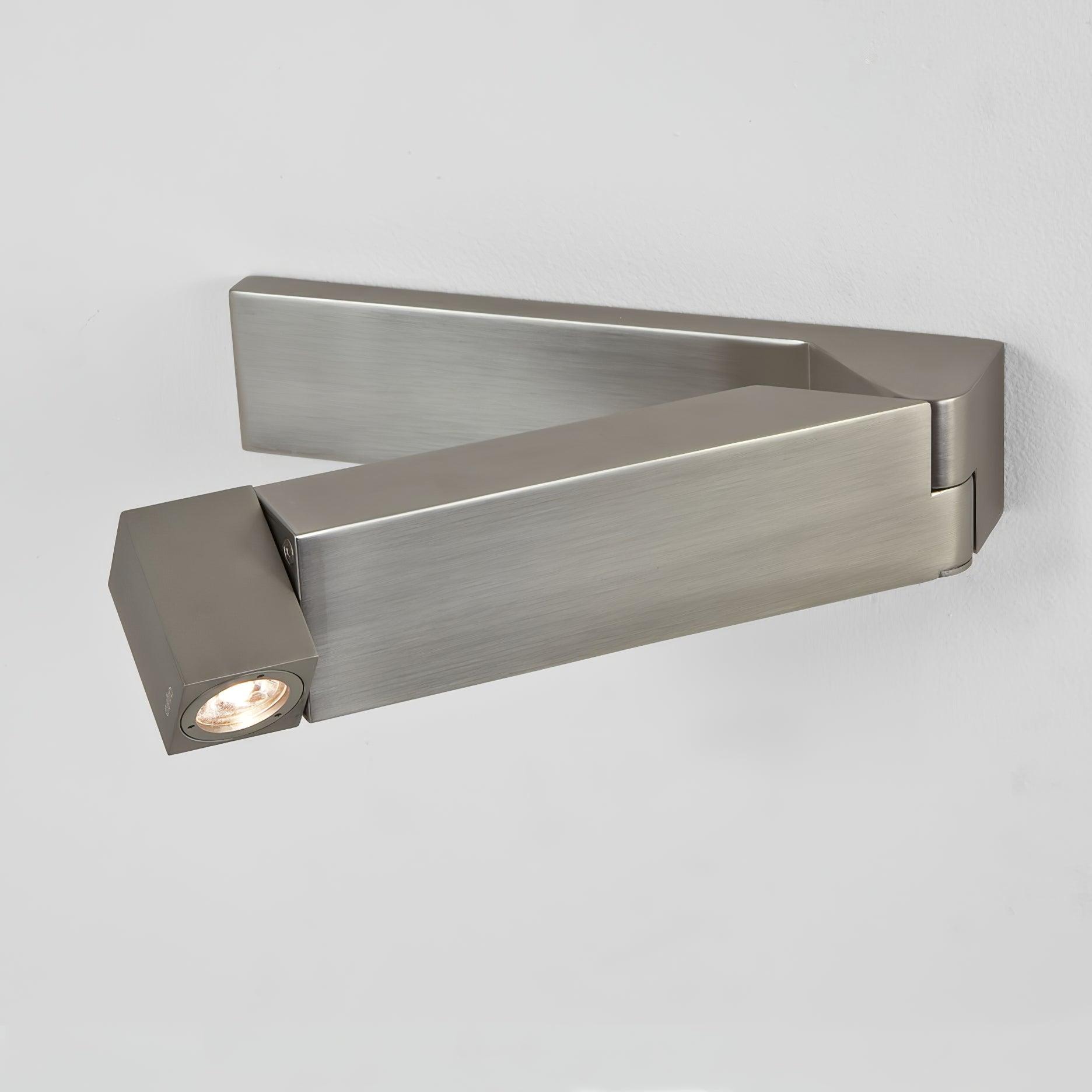LED Wall Sconce Aluminum Alloy Body Matt Black Nickel Minimalist - Letslighting