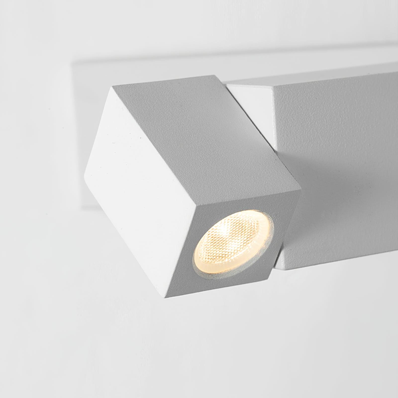 LED Wall Sconce Aluminum Alloy Body Matt Black Nickel Minimalist - Letslighting