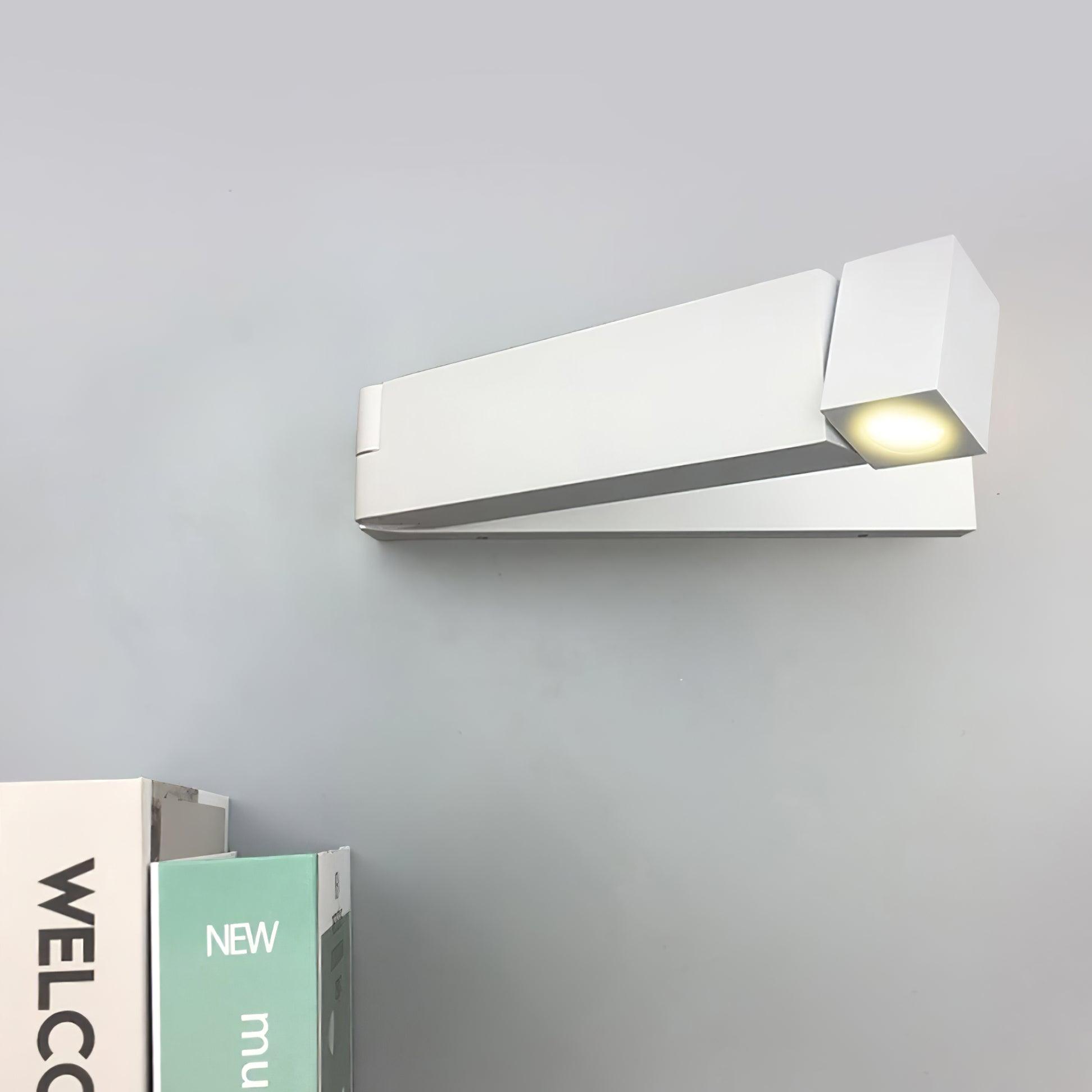 LED Wall Sconce Aluminum Alloy Body Matt Black Nickel Minimalist - Letslighting