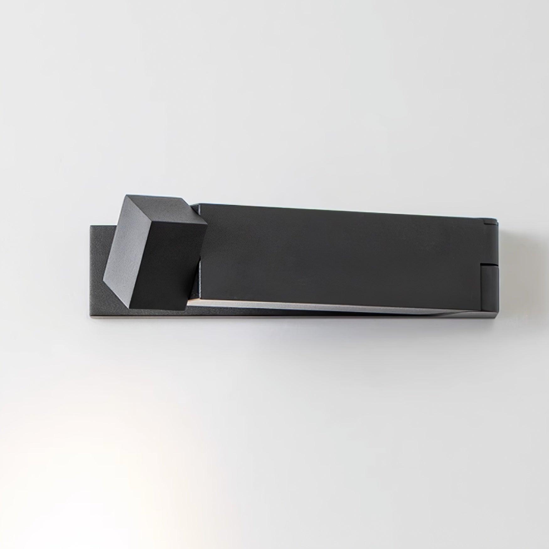 LED Wall Sconce Aluminum Alloy Body Matt Black Nickel Minimalist - Letslighting