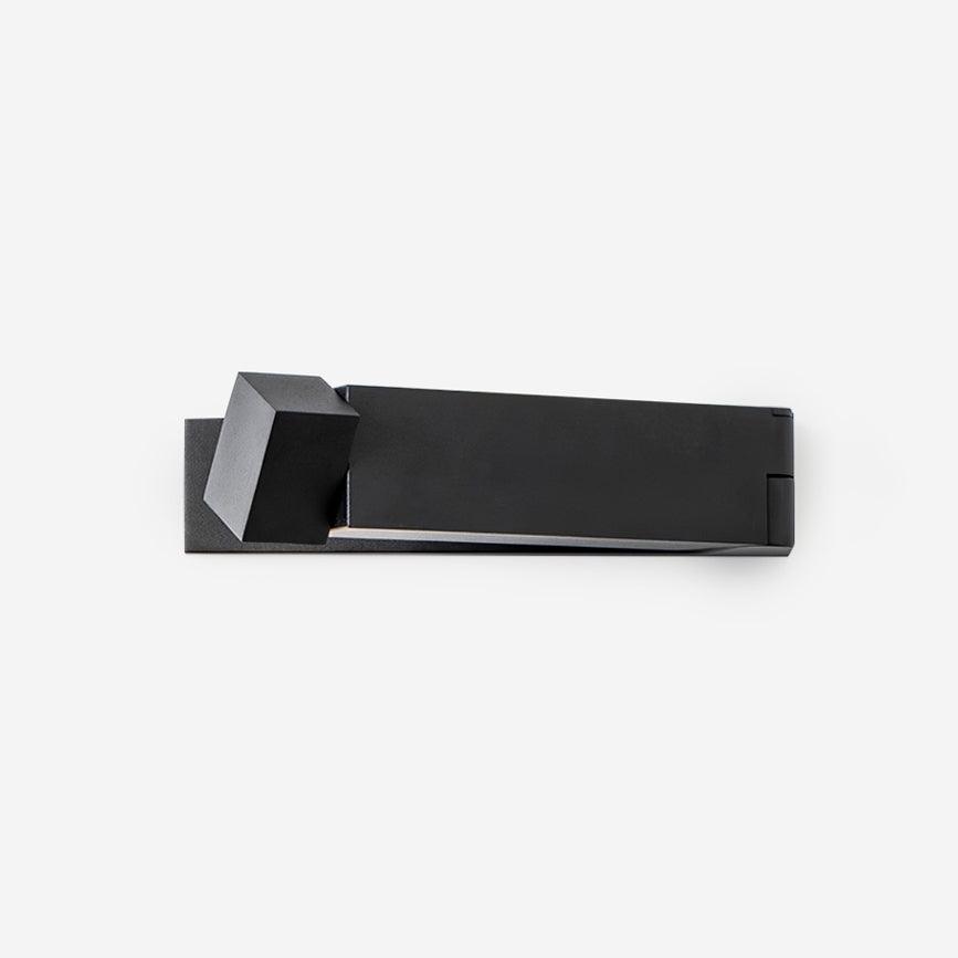 LED Wall Sconce Aluminum Alloy Body Matt Black Nickel Minimalist - Letslighting