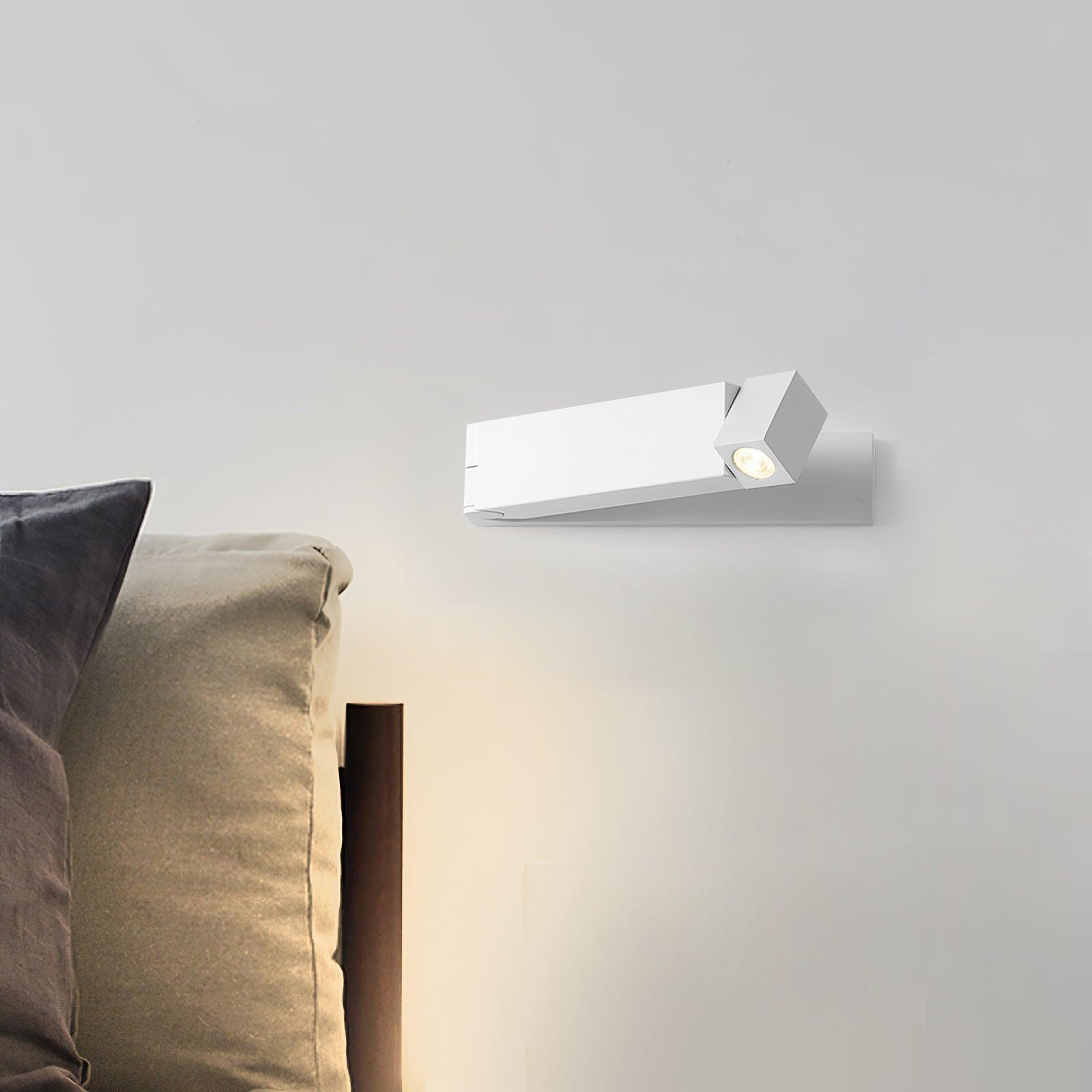 LED Wall Sconce Aluminum Alloy Body Matt Black Nickel Minimalist - Letslighting