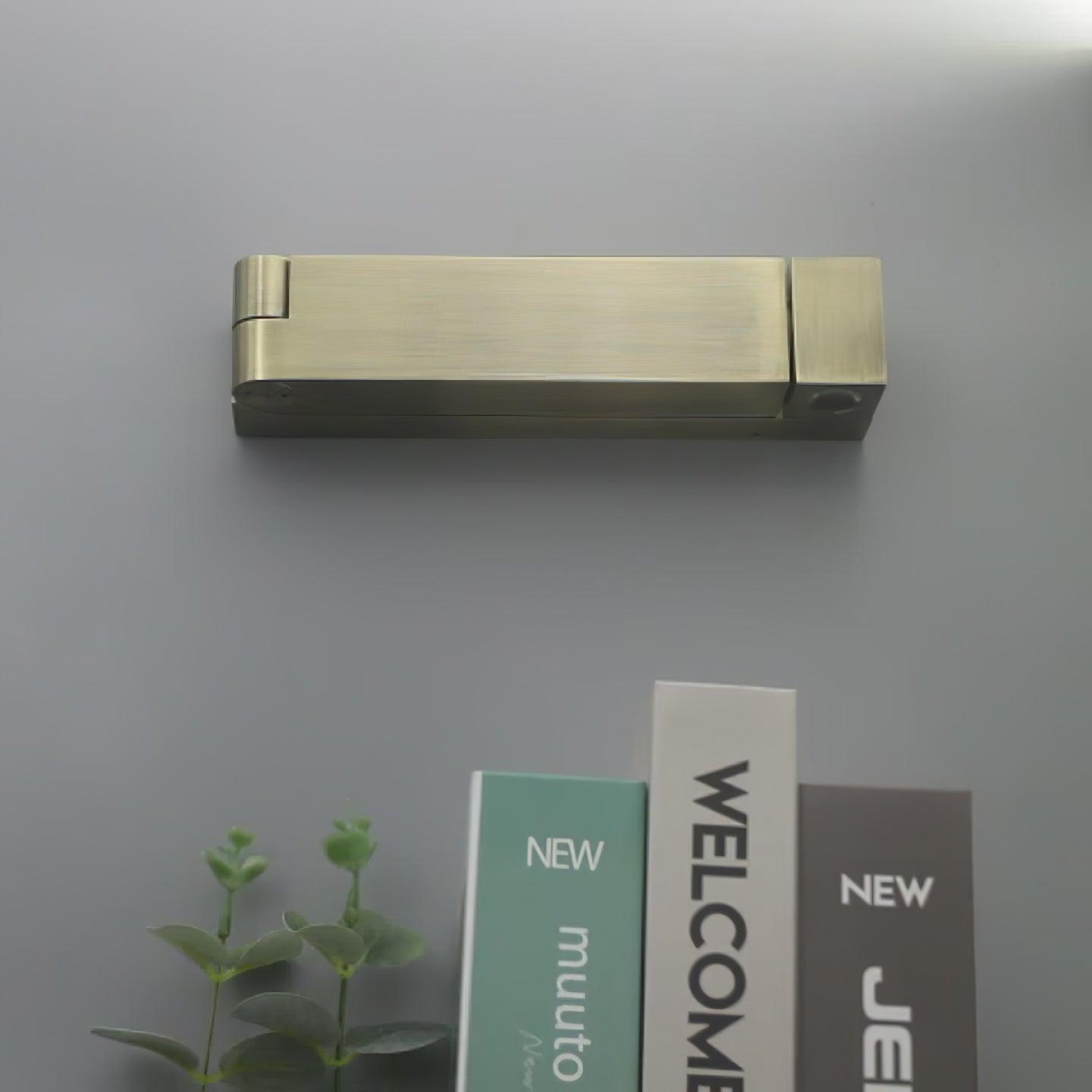 LED Wall Sconce Aluminum Alloy Body Matt Black Nickel Minimalist - Letslighting