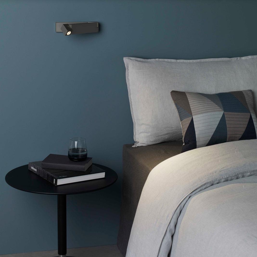 LED Wall Sconce Aluminum Alloy Body Matt Black Nickel Minimalist - Letslighting
