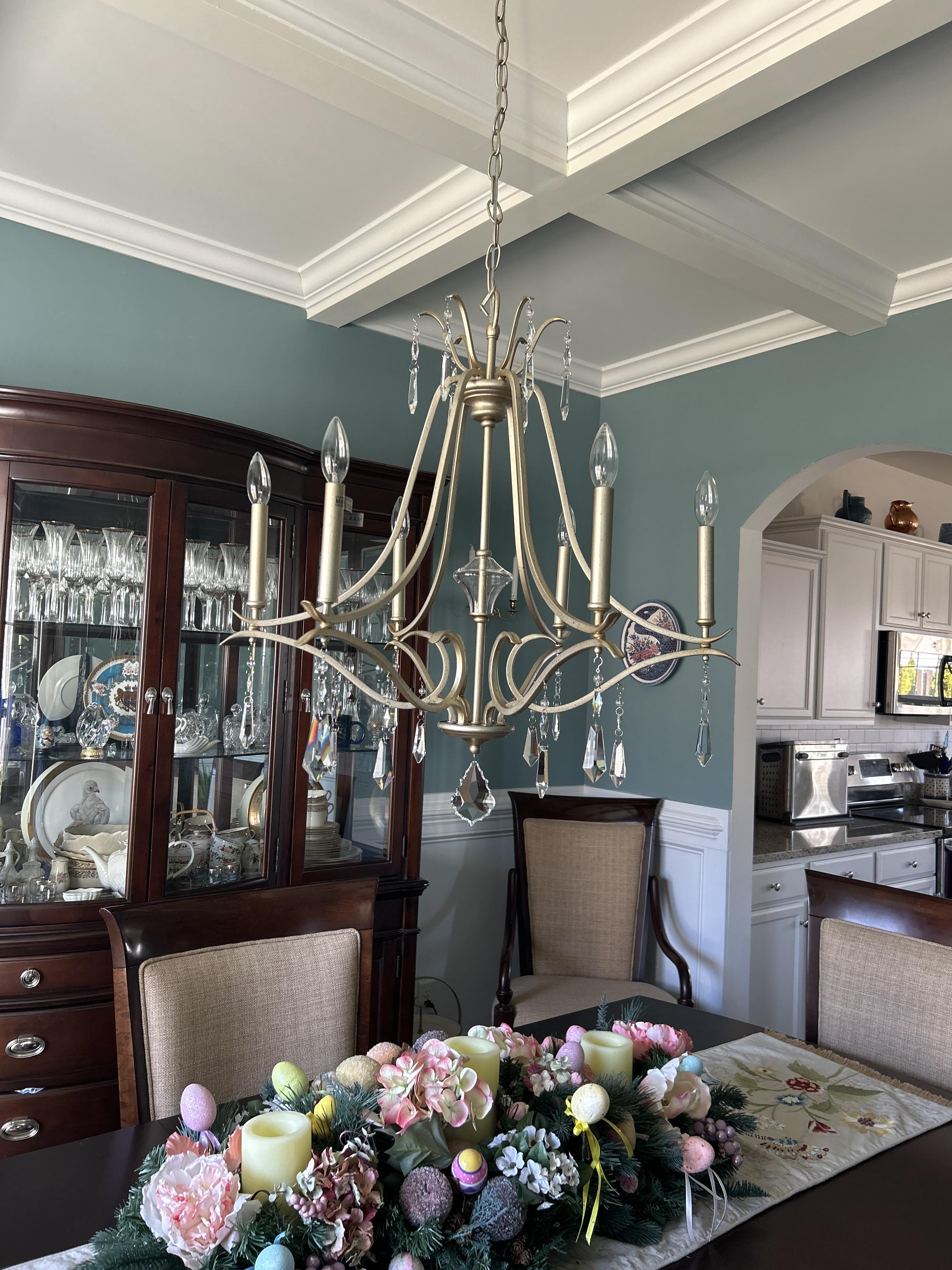 Lyra Postmodern Luxury Copper Crystal Chandelier - Lamp Copper