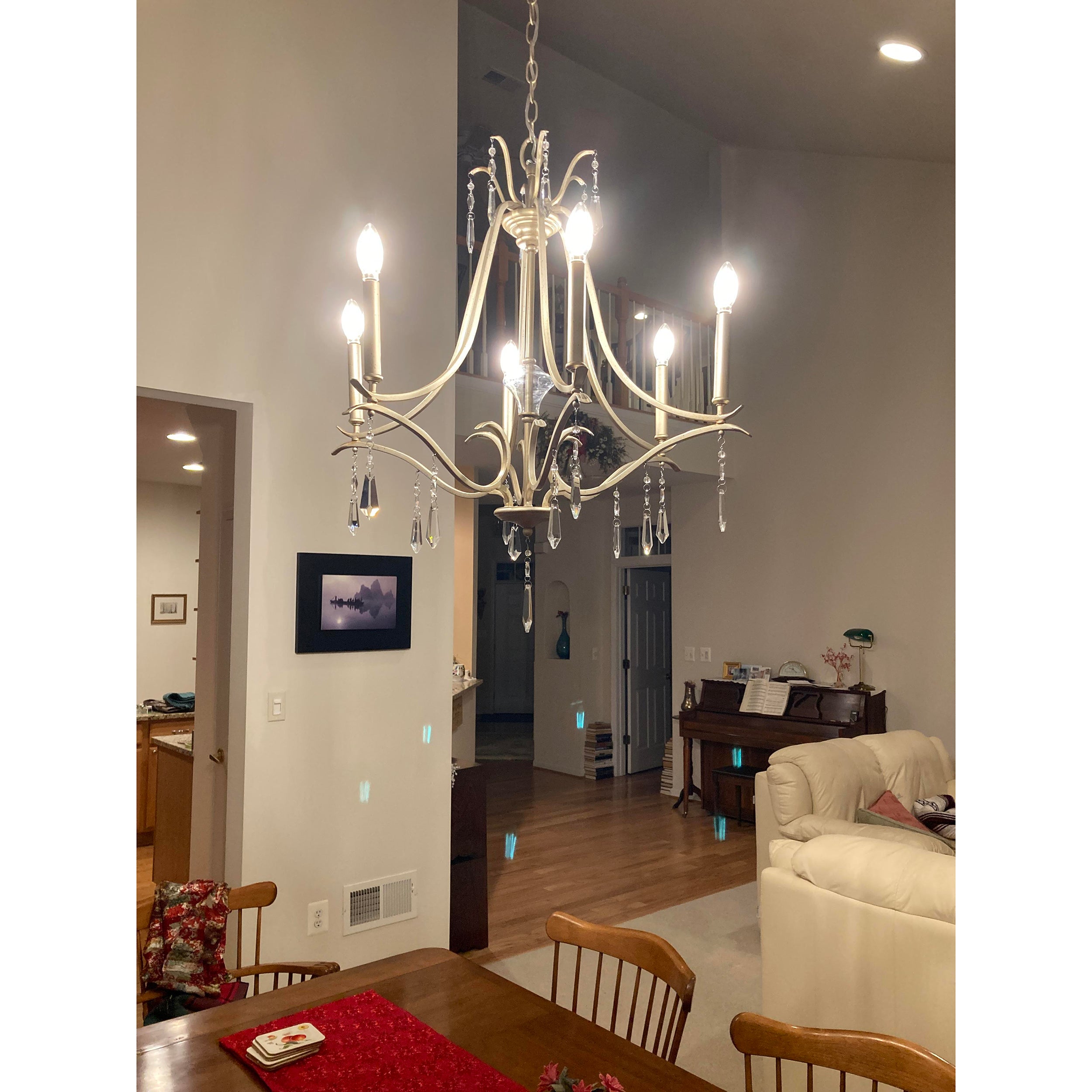 Lyra Postmodern Luxury Copper Crystal Chandelier - Lamp Copper