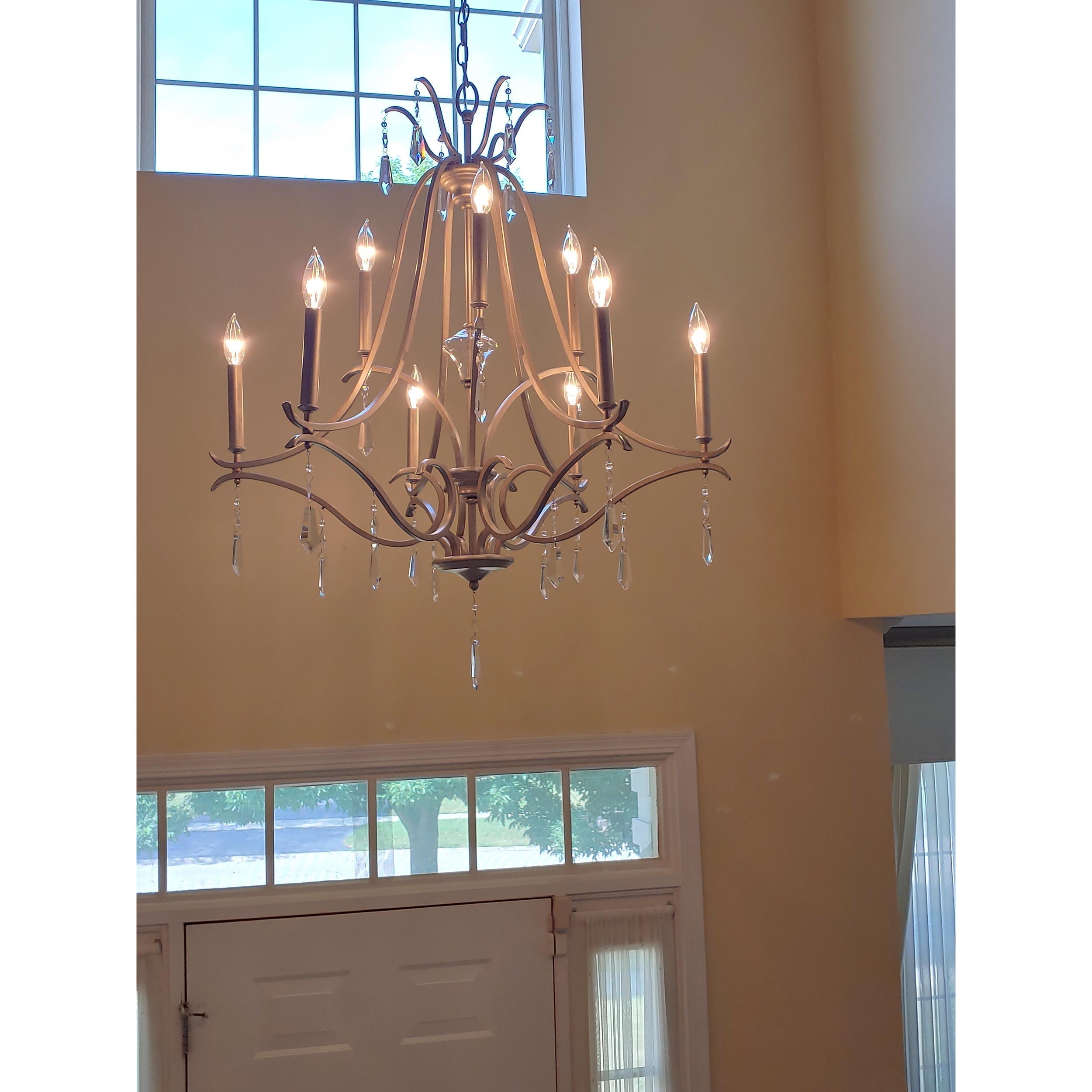 Lyra Postmodern Luxury Copper Crystal Chandelier - Lamp Copper