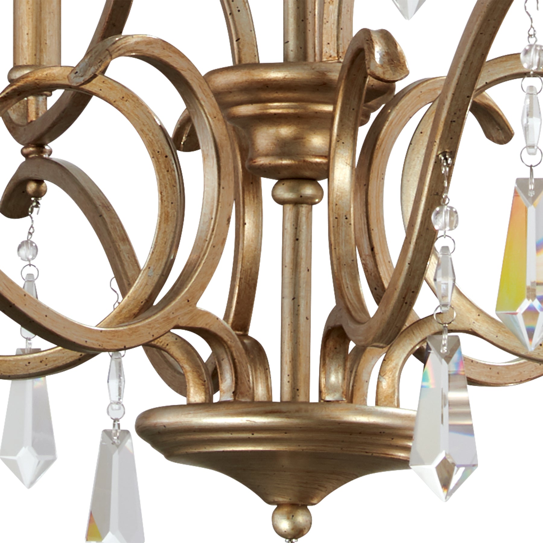 Lyra Postmodern Luxury Copper Crystal Chandelier - Lamp Copper