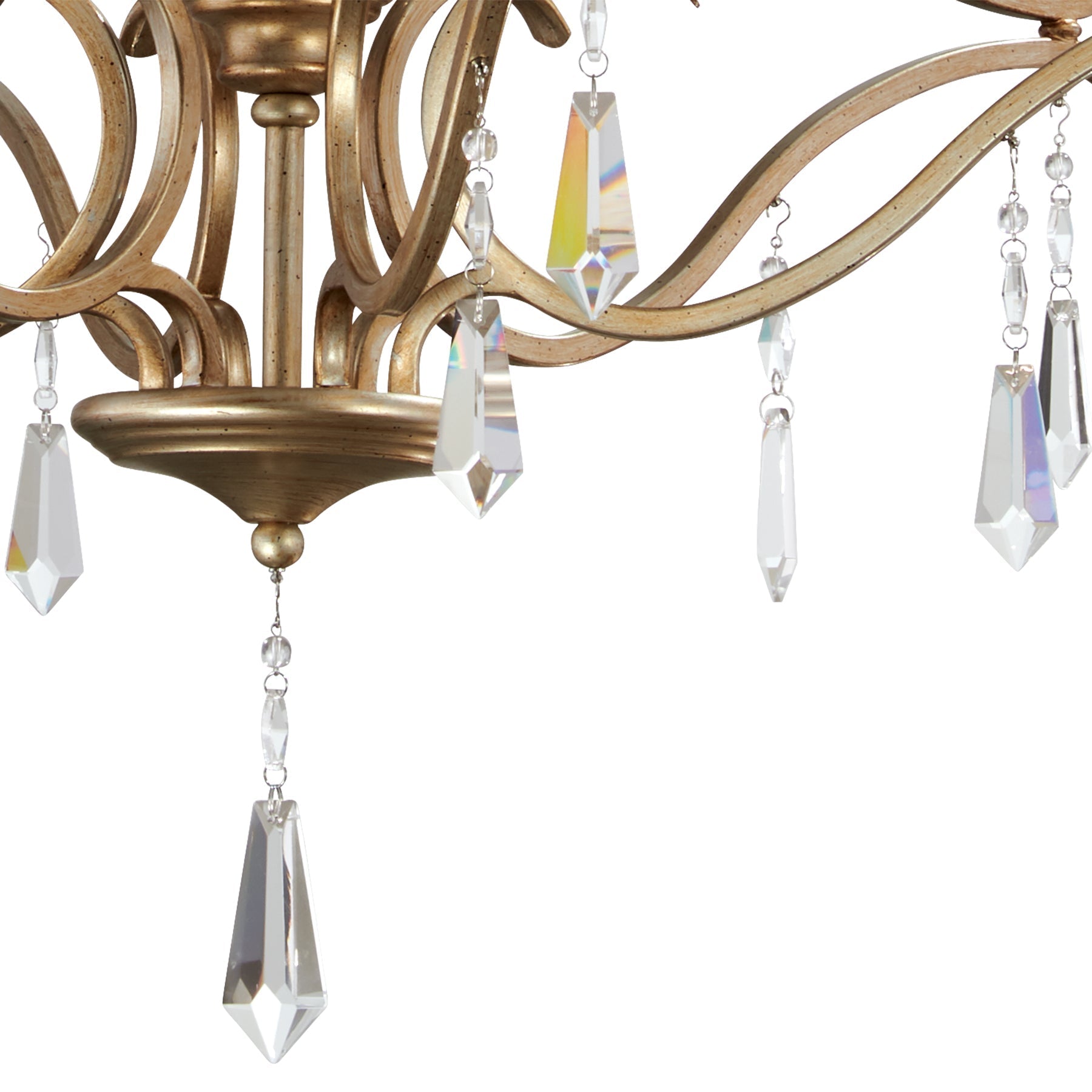 Lyra Postmodern Luxury Copper Crystal Chandelier - Lamp Copper