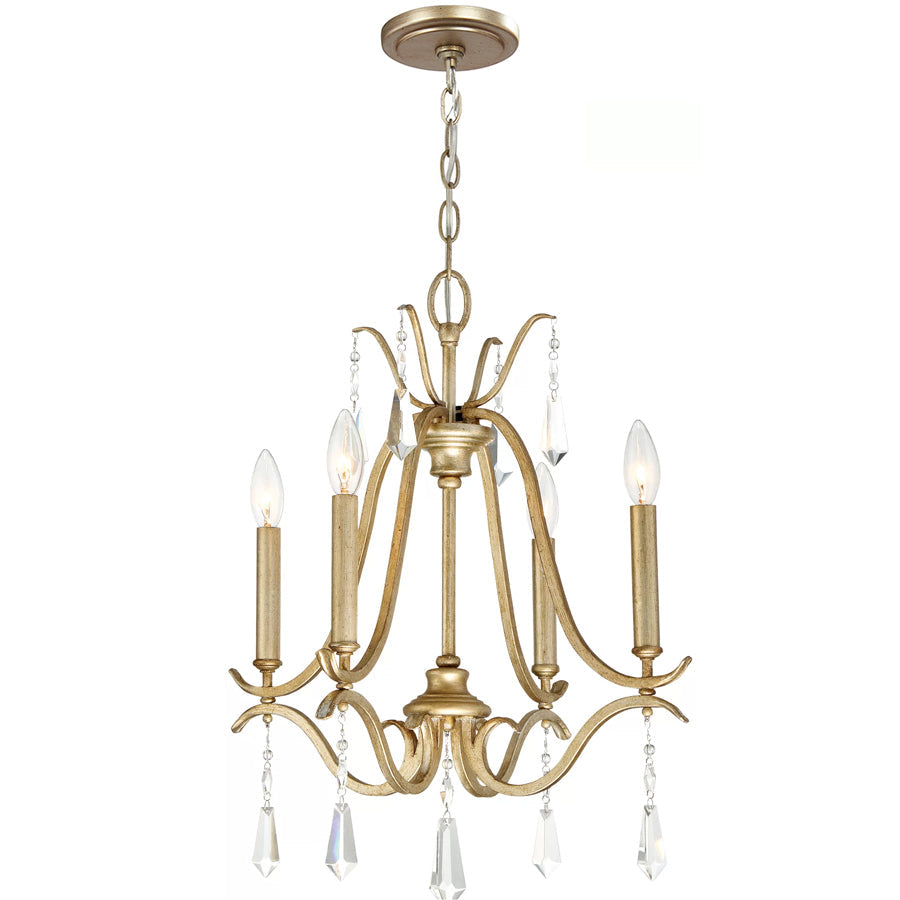 Lyra Postmodern Luxury Copper Crystal Chandelier - Lamp Copper