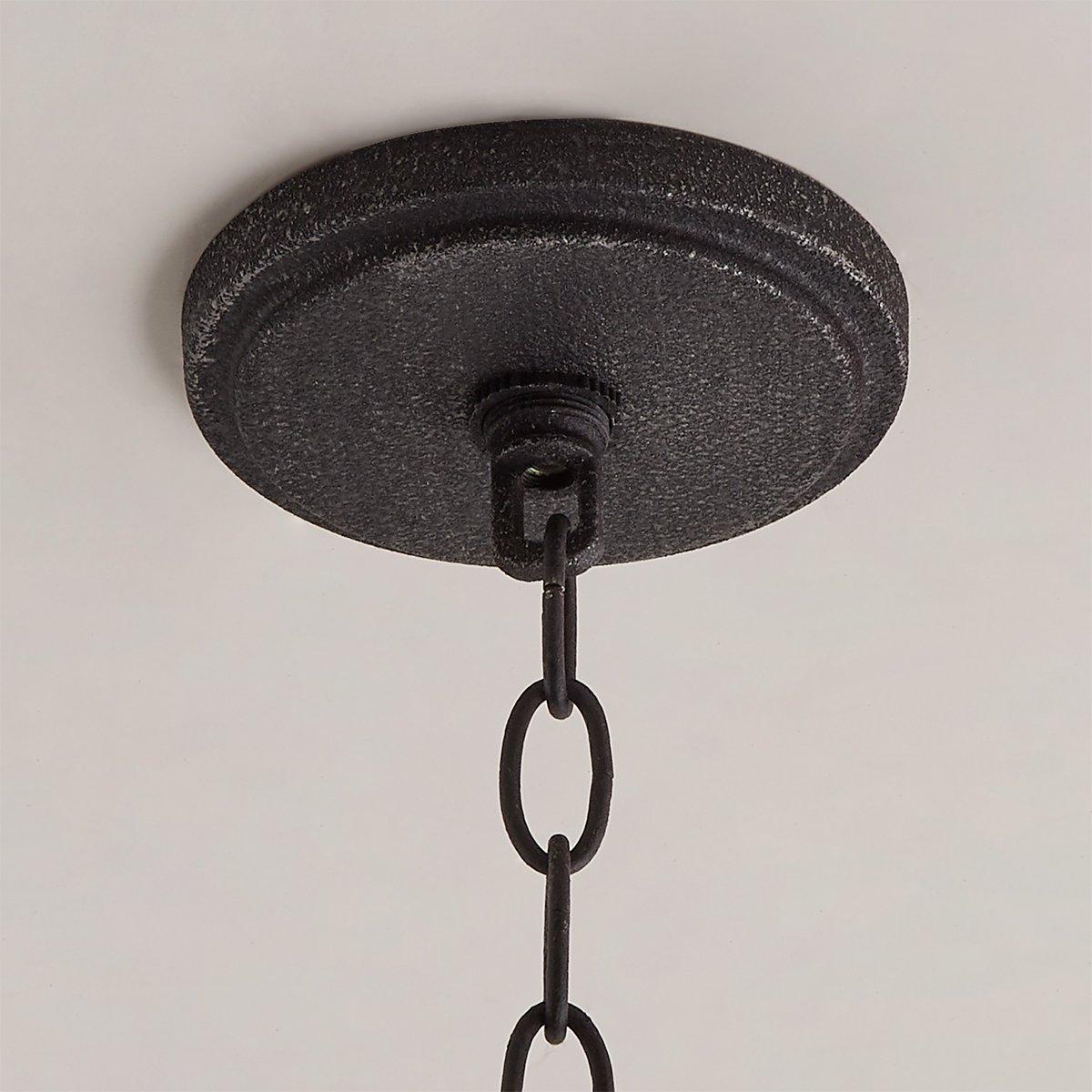 Vela Premium Elegance Wooden Metal Chandelier - Lamp Copper