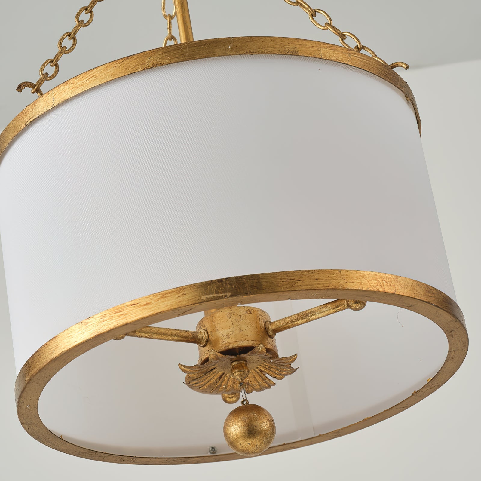 Helix Suspension Tambour Créativité Individuelle Tissu Métal - Neutralighting