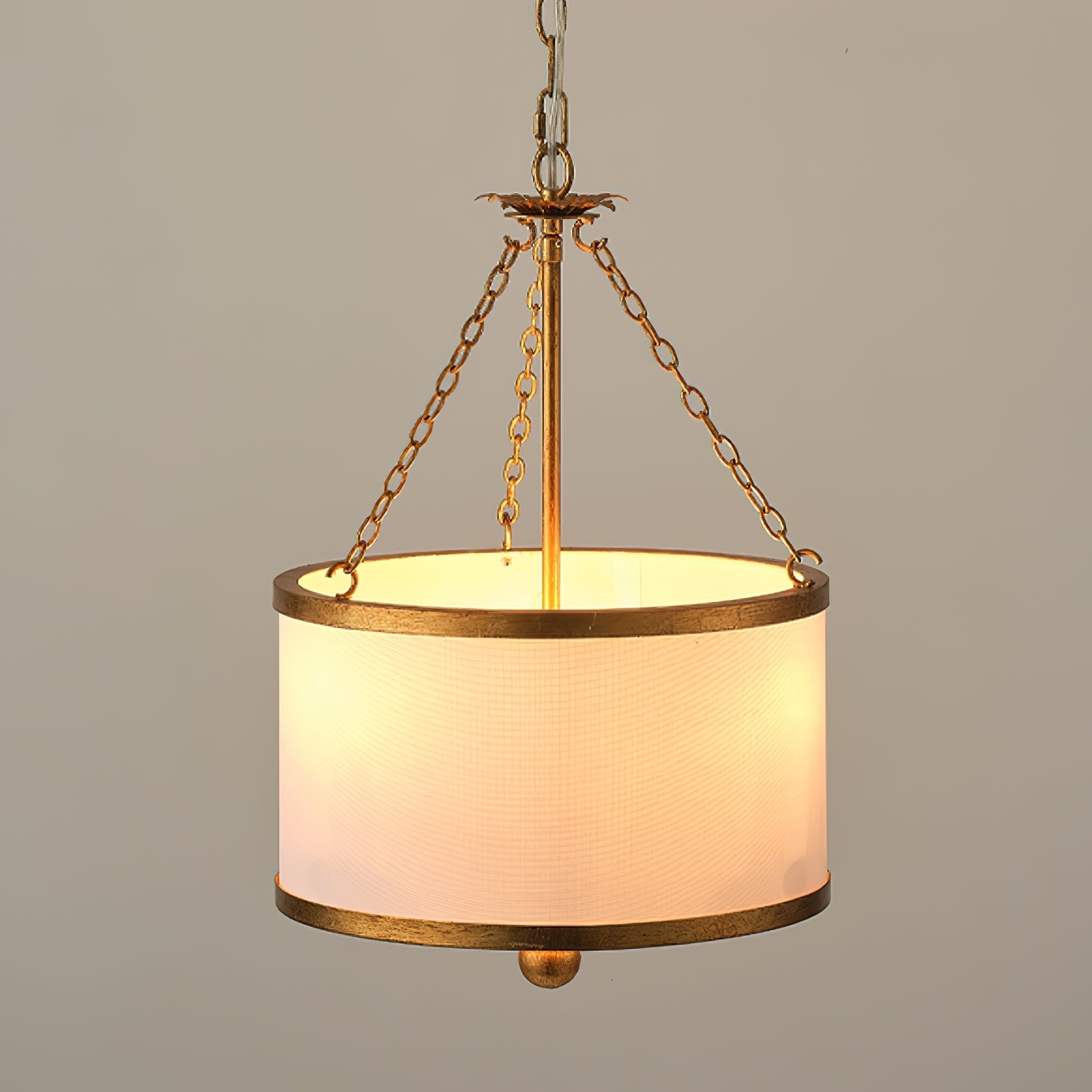 Helix Suspension Tambour Créativité Individuelle Tissu Métal - Neutralighting