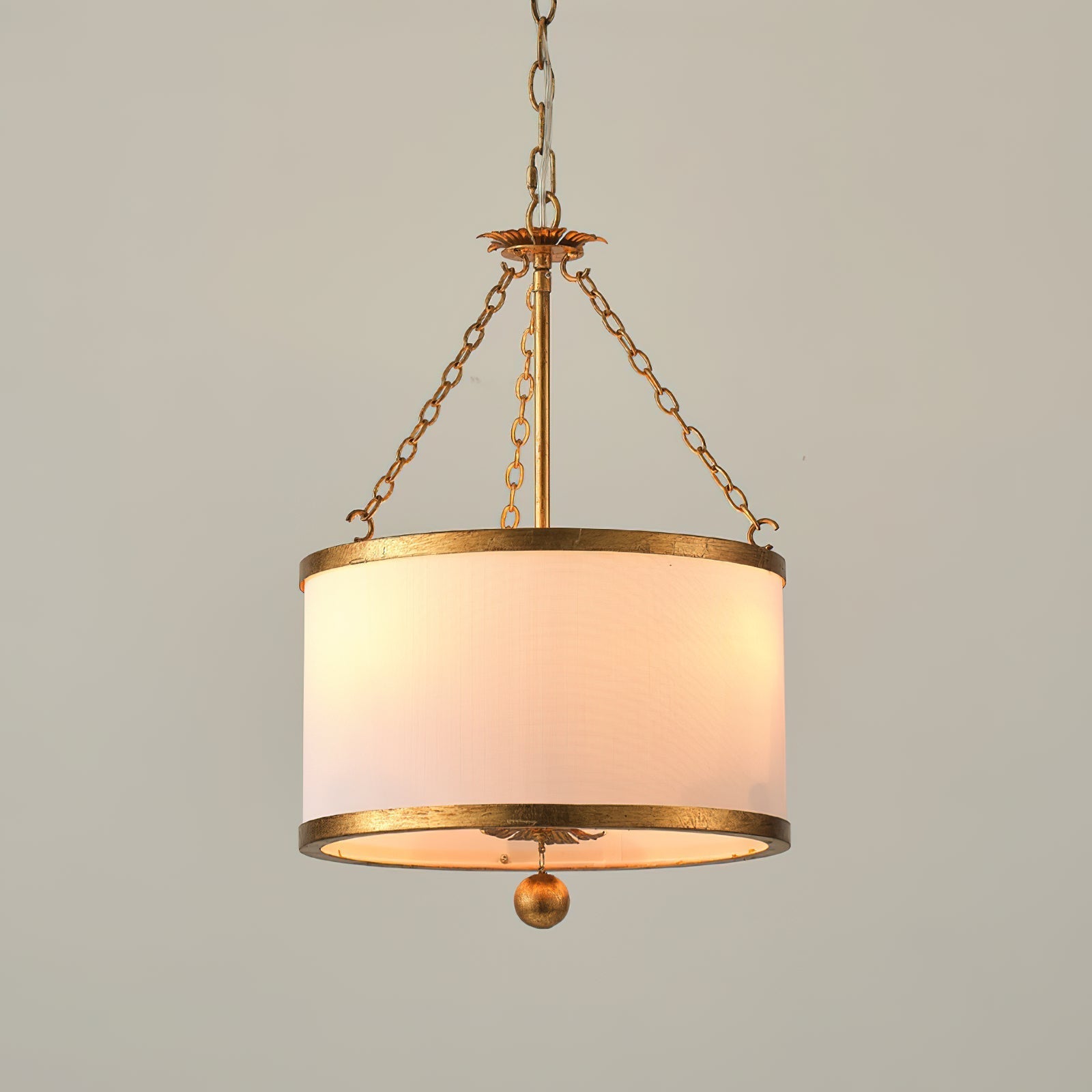 Helix Suspension Tambour Créativité Individuelle Tissu Métal - Neutralighting
