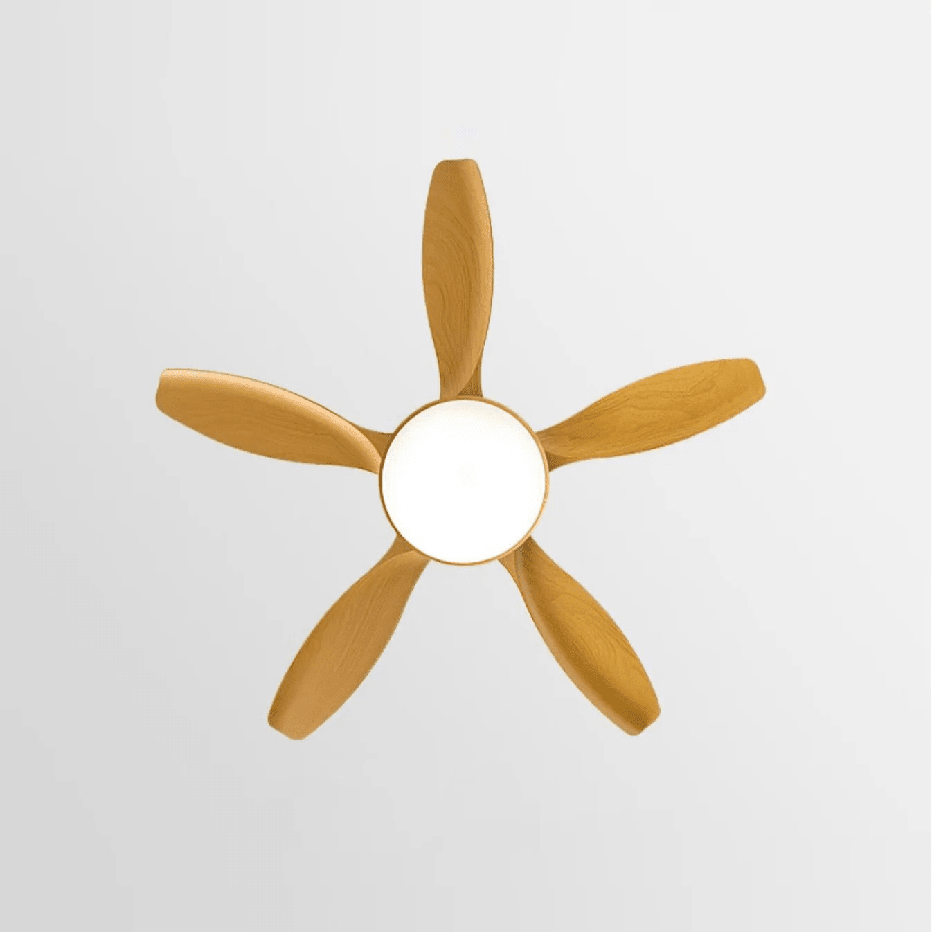 Plafonnier ventilateur StillWind sous un angle différent