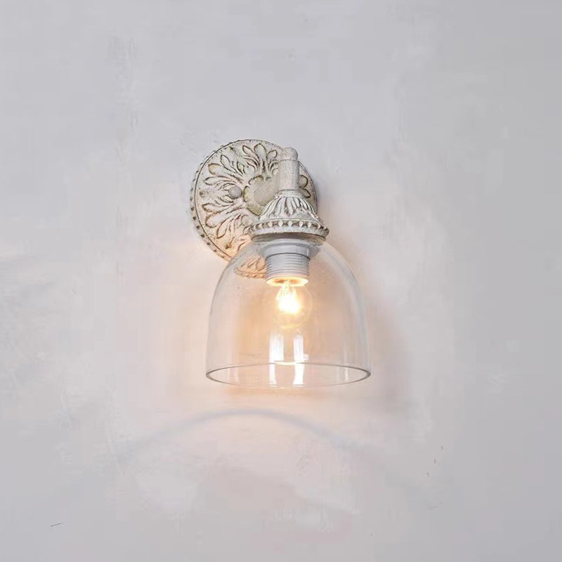 Orion Applique Murale Métal Verre Industrielle Vintage - Neutralighting