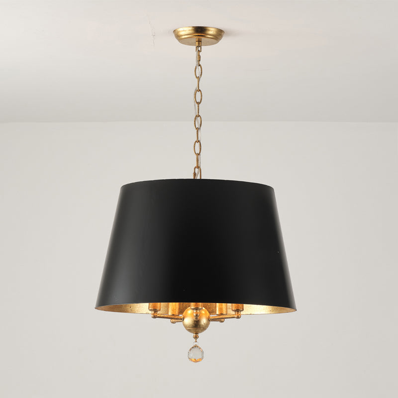 Ethere Suspension Métal Noir Industrielle Vintage - Neutralighting