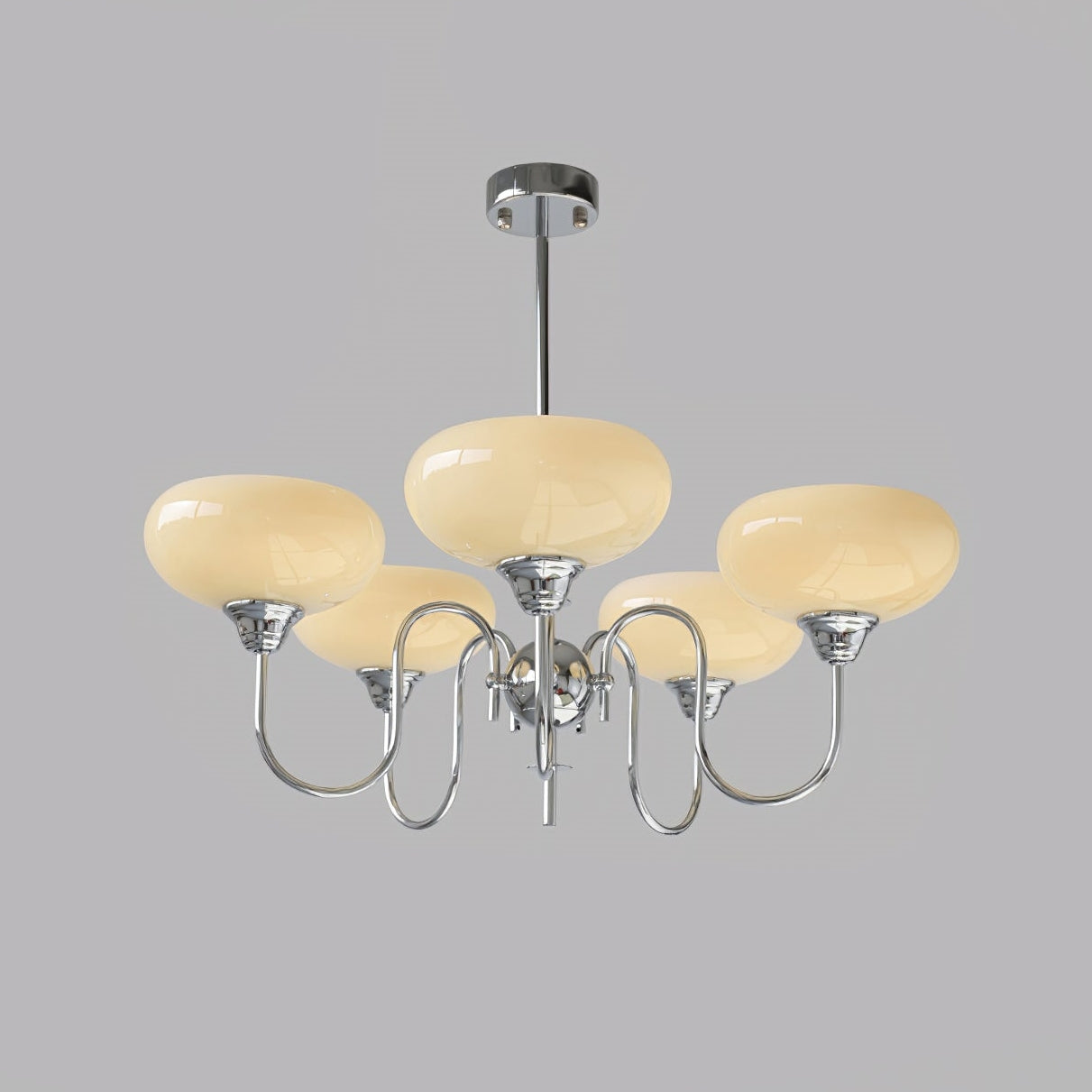 Arisha Vintage LED Métal Verre Lustre Salon