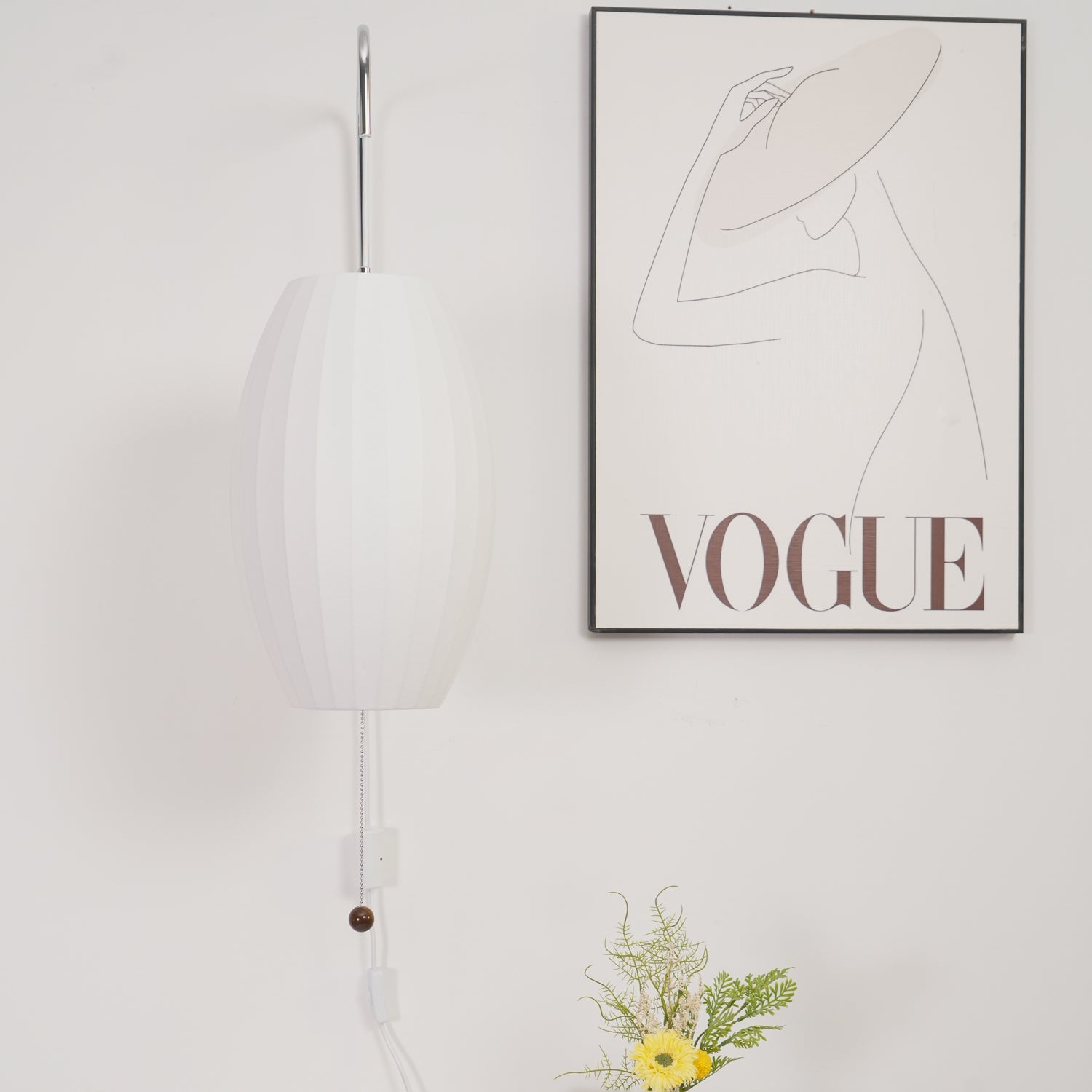 Lustra Wall Sconce Walnut Ball - Neutralighting