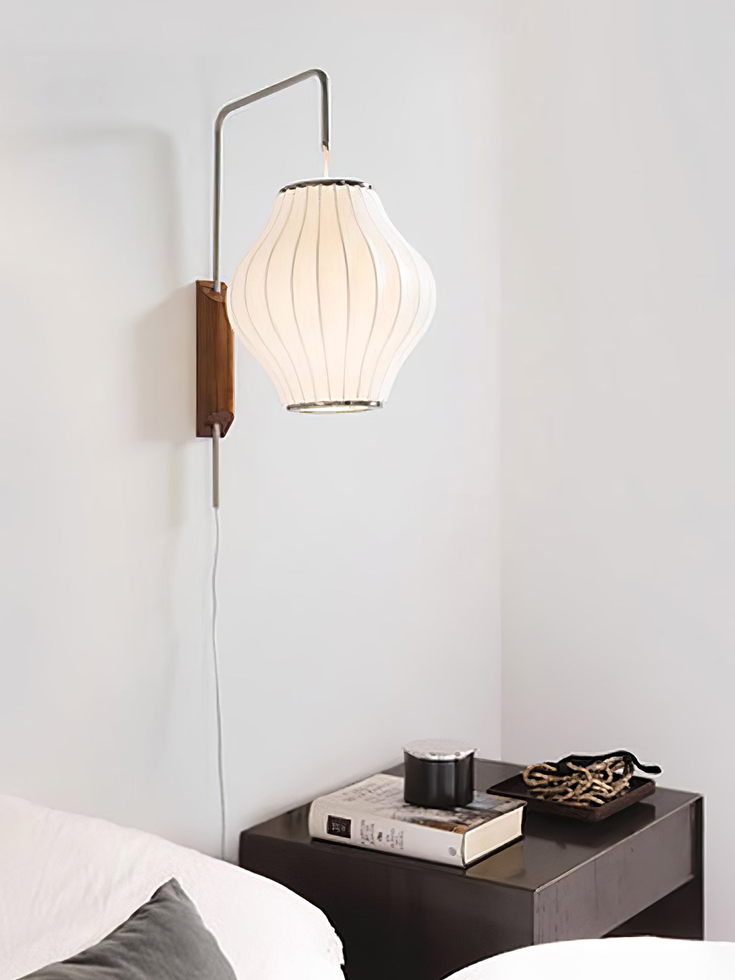 Lustra Wall Sconce Walnut Ball - Neutralighting