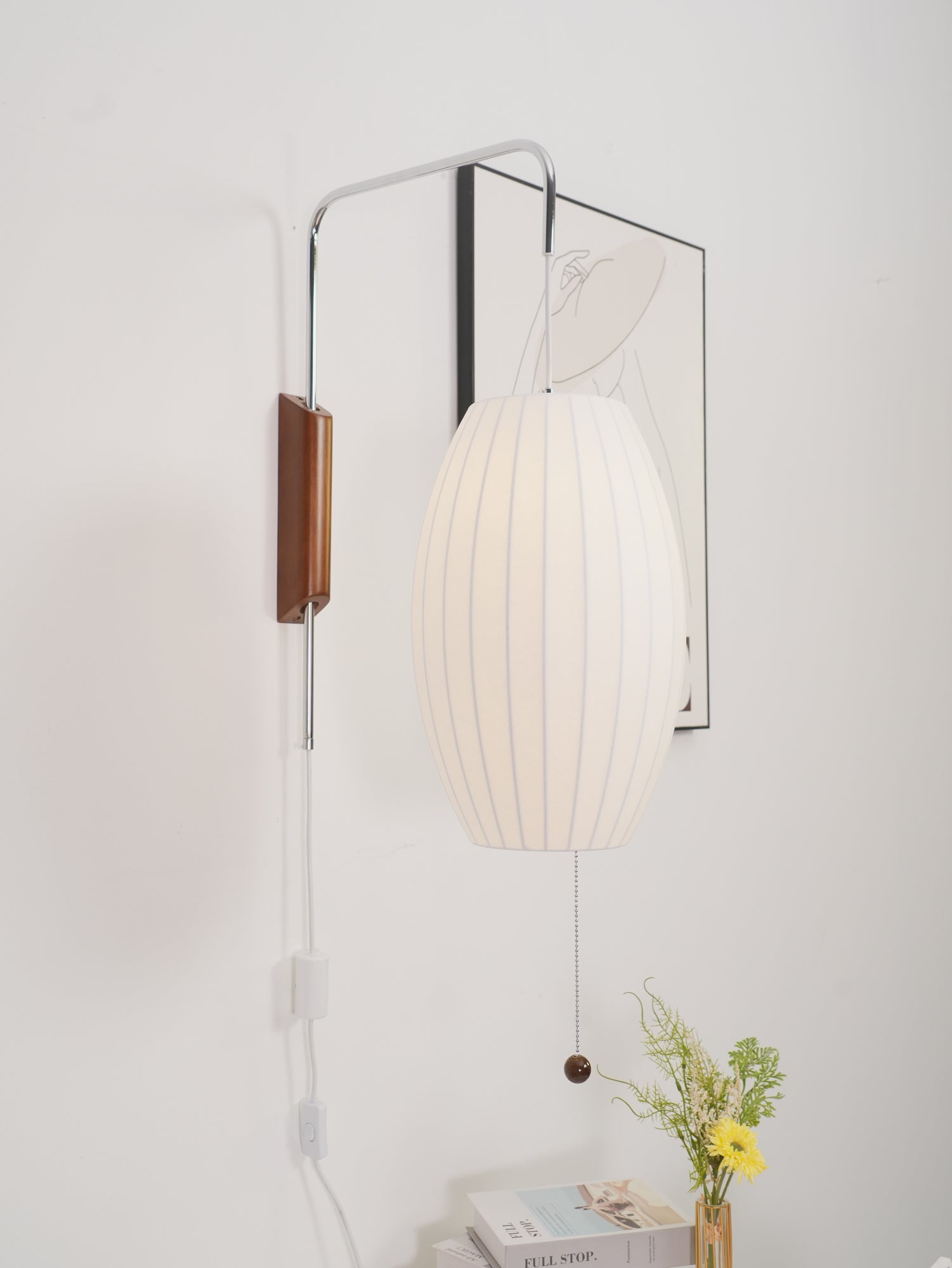 Lustra Wall Sconce Walnut Ball - Neutralighting