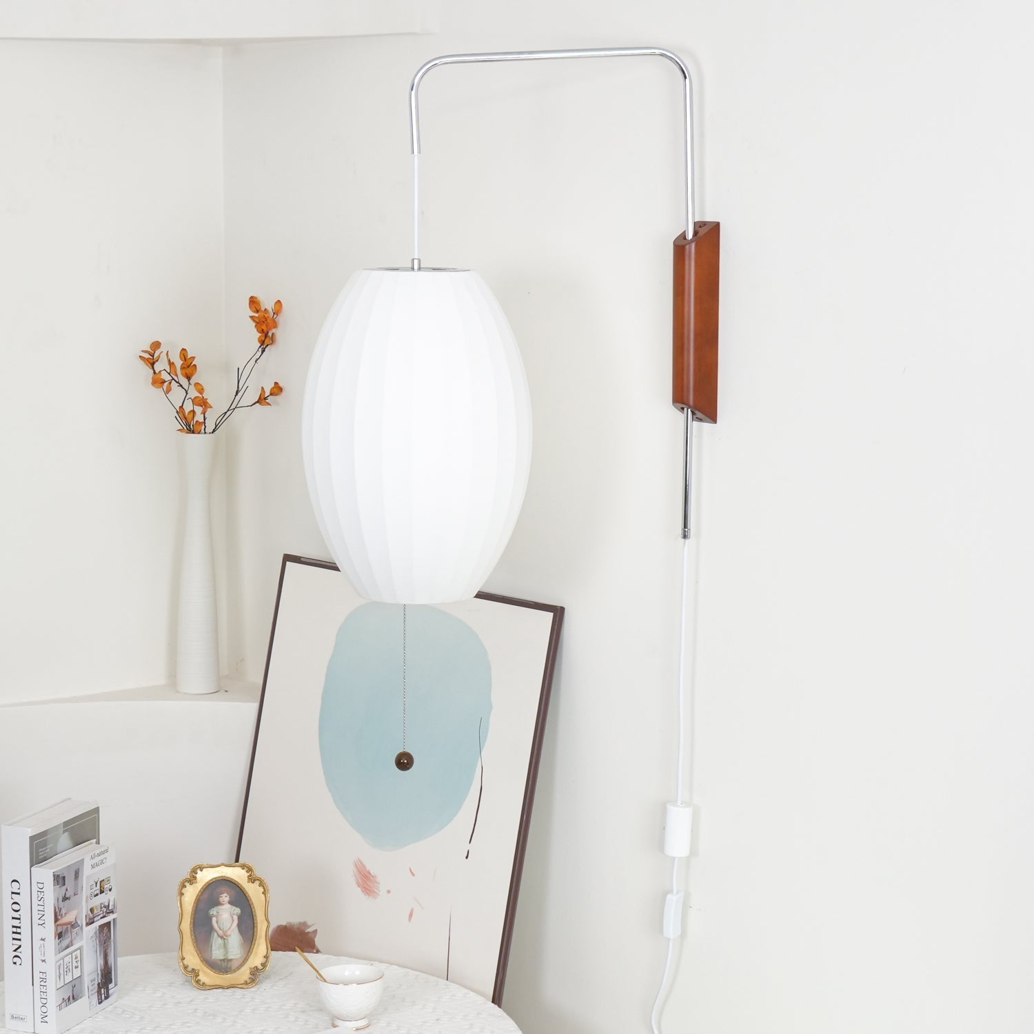 Lustra Wall Sconce Walnut Ball - Neutralighting
