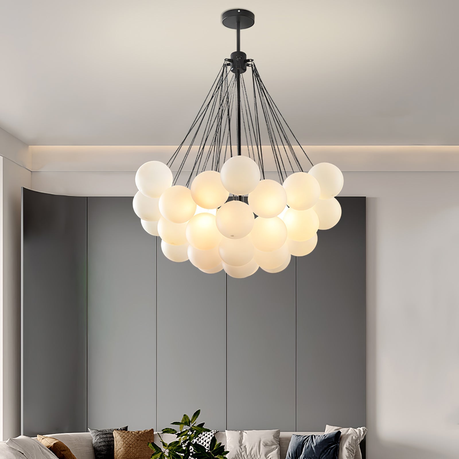 Fayne Suspension Bulle à Globe en Verre - Neutralighting