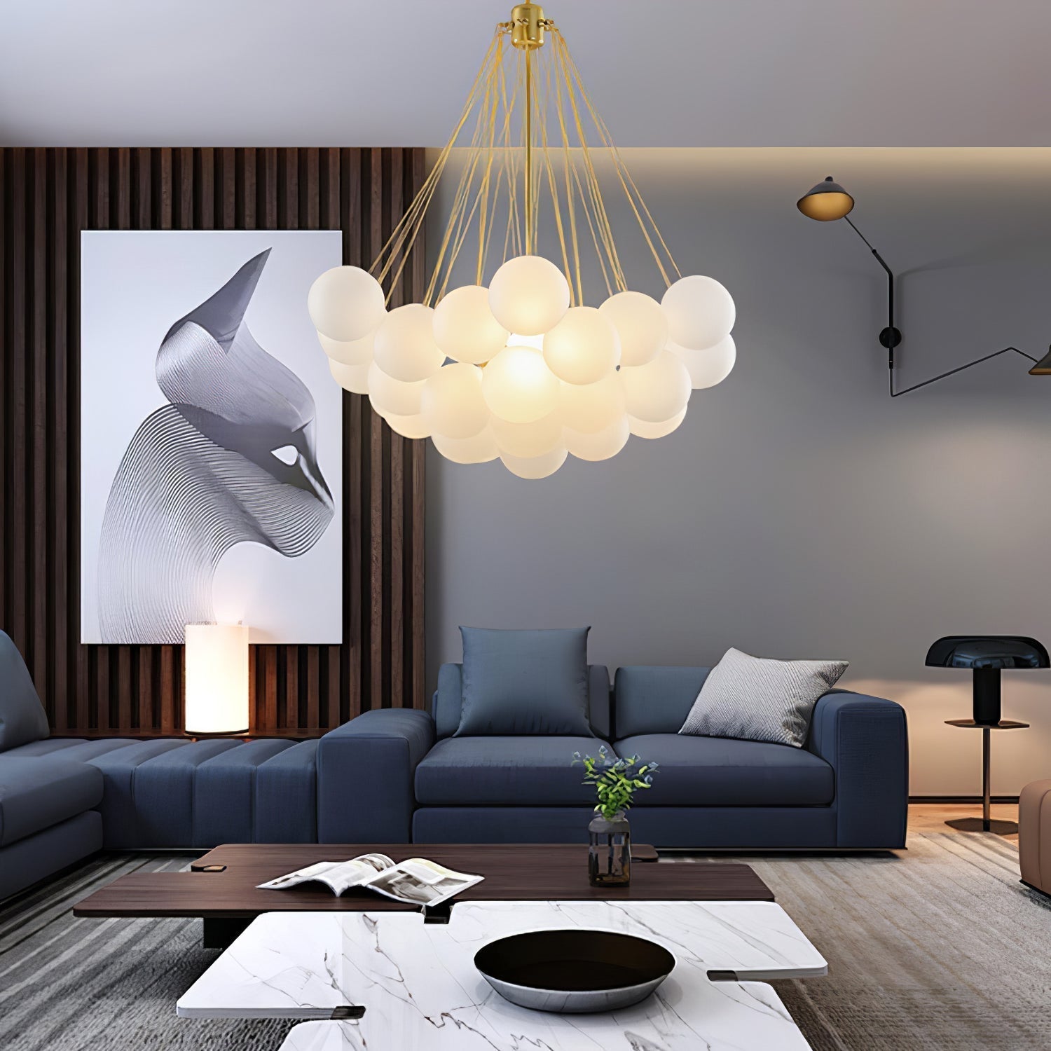Fayne Suspension Bulle à Globe en Verre - Neutralighting