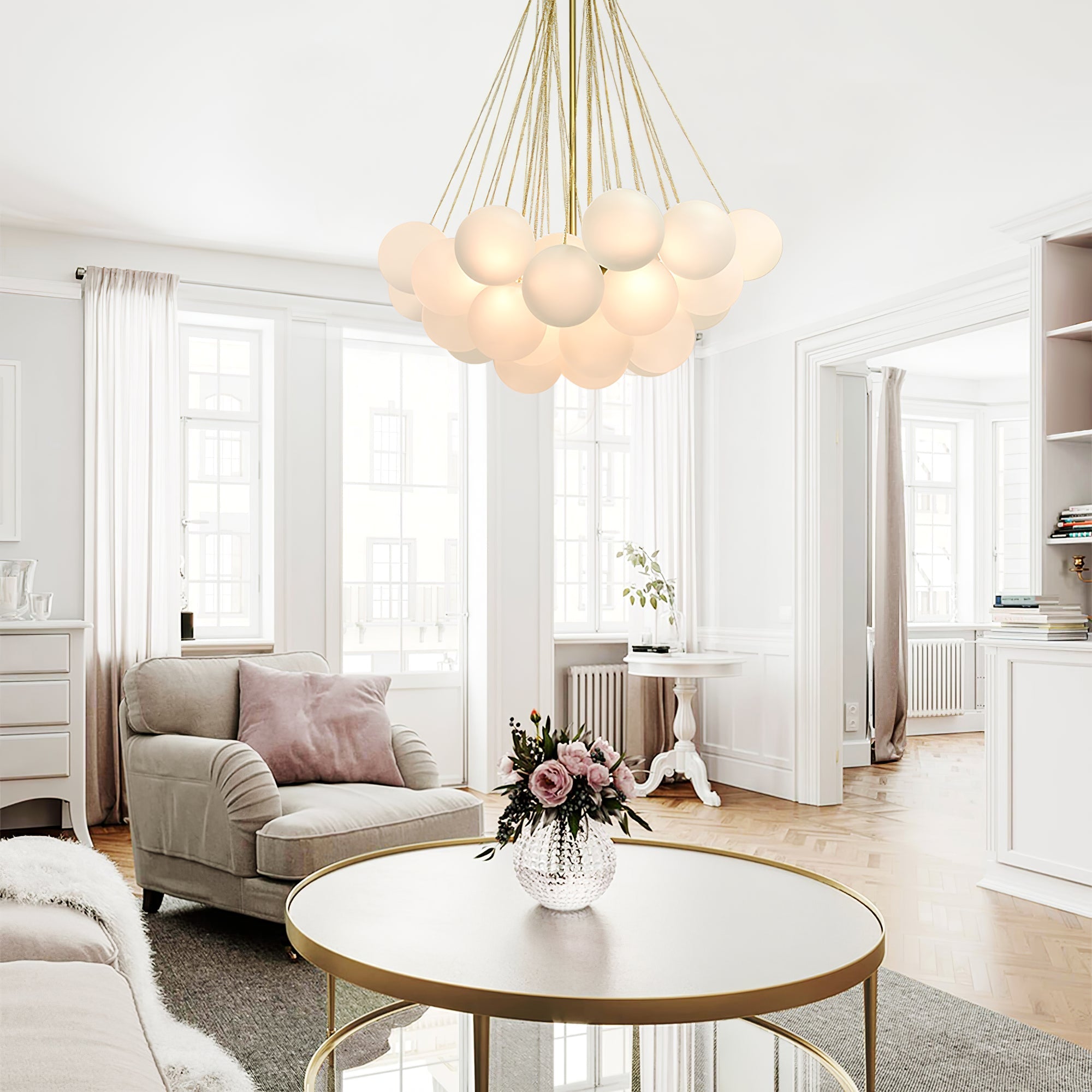 Fayne Suspension Bulle à Globe en Verre - Neutralighting
