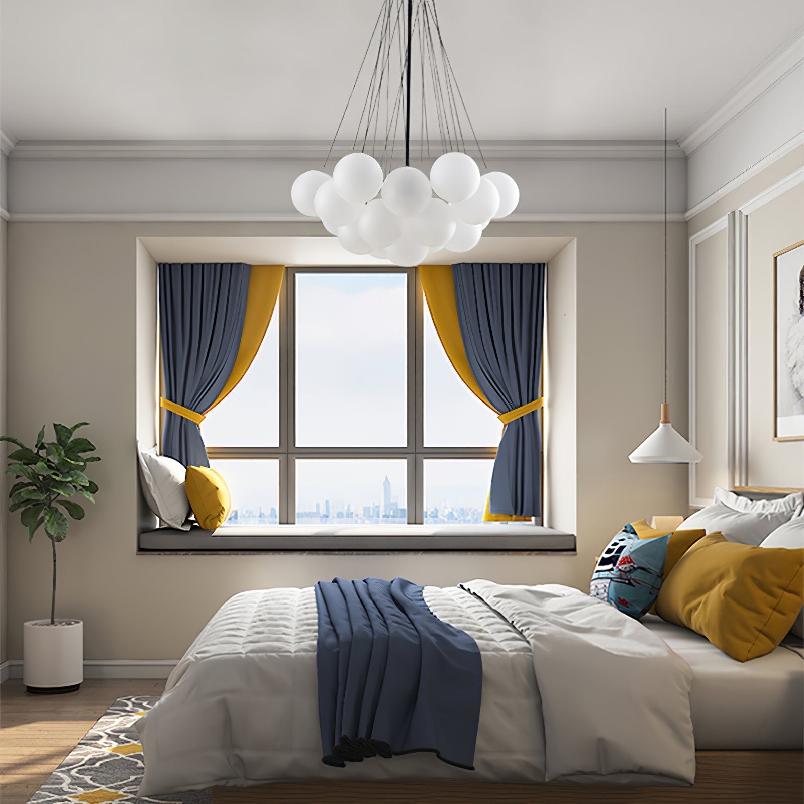 Fayne Suspension Bulle à Globe en Verre - Neutralighting