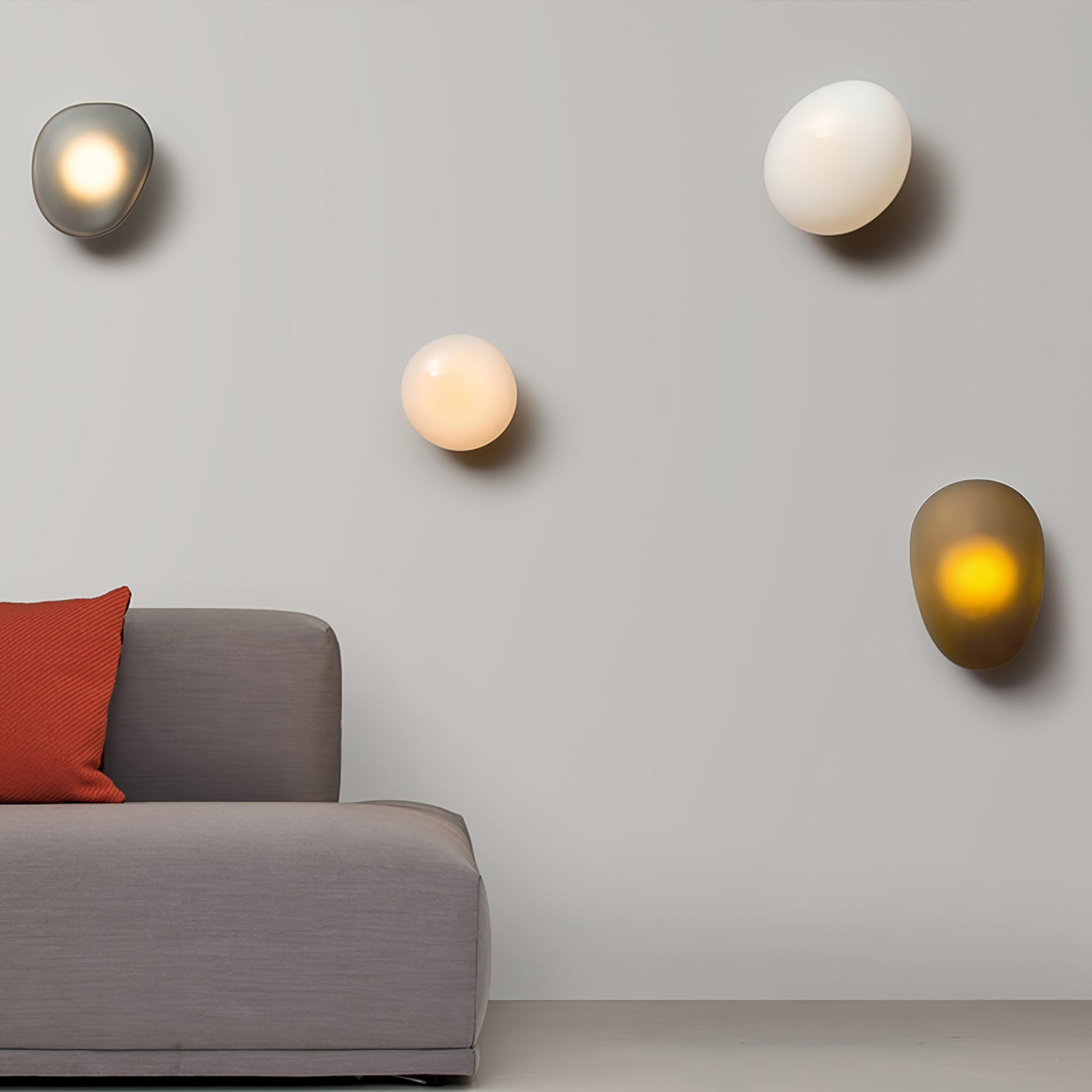 Ruvin Applique Murale en Verre Bulle - Neutralighting