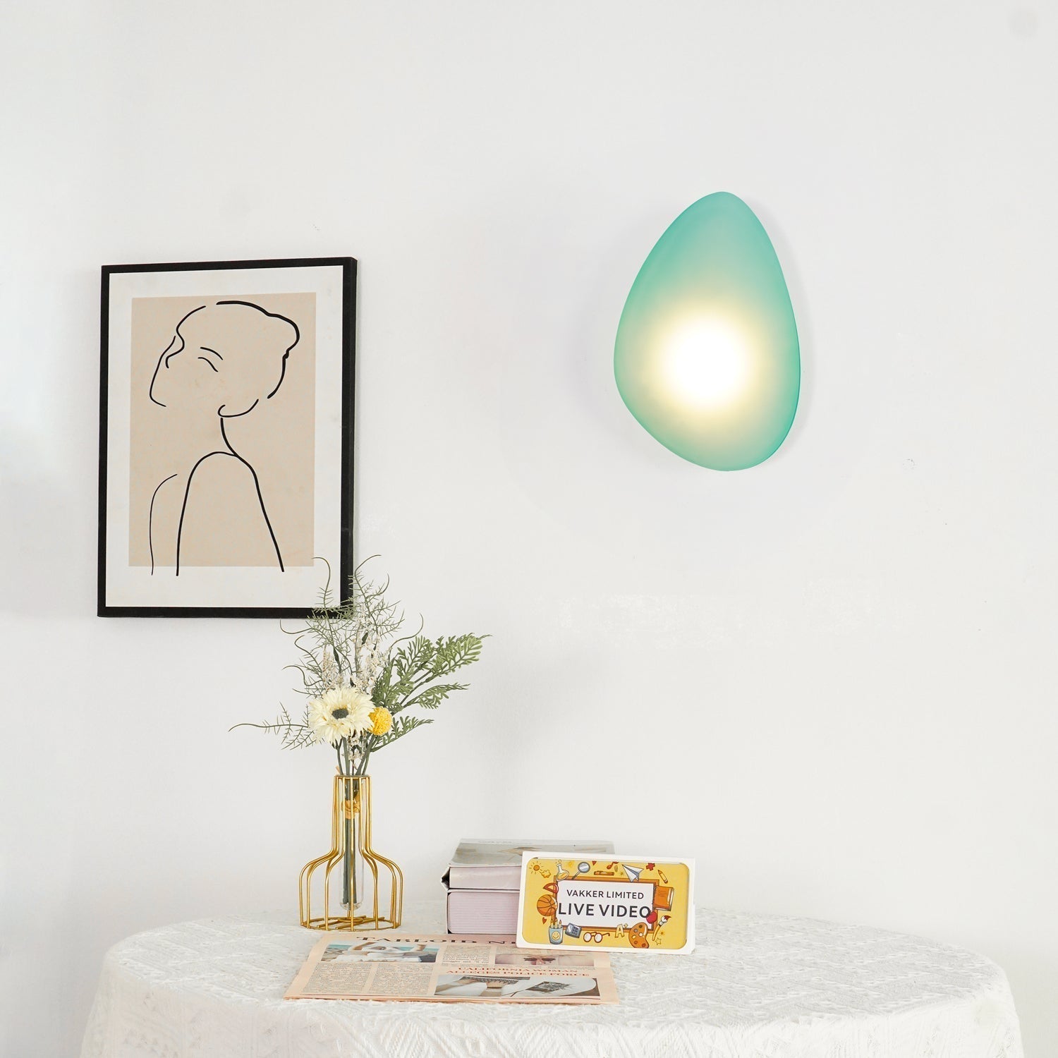 Ruvin Applique Murale en Verre Bulle - Neutralighting
