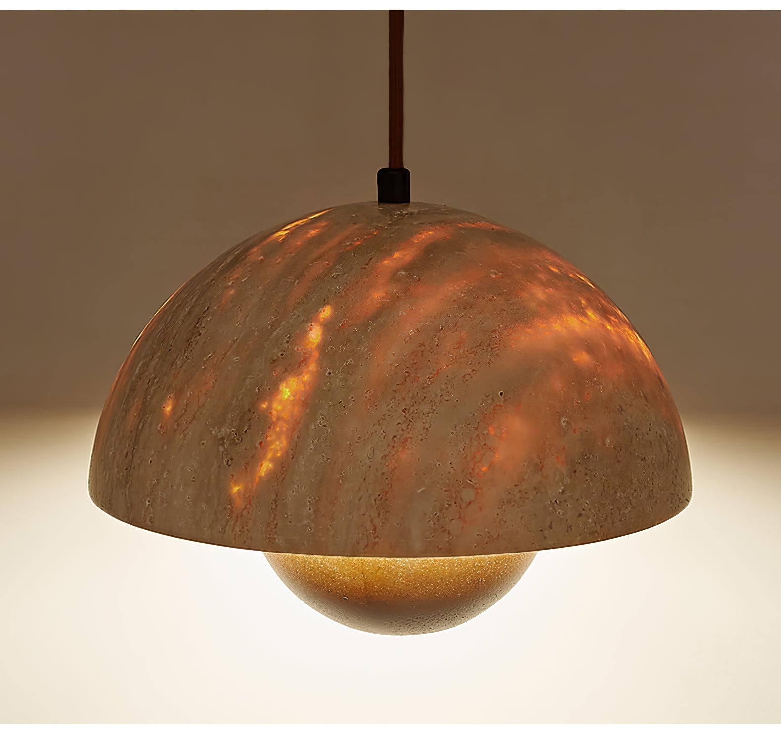 Ersile Travertine Pendant Light - Letslighting