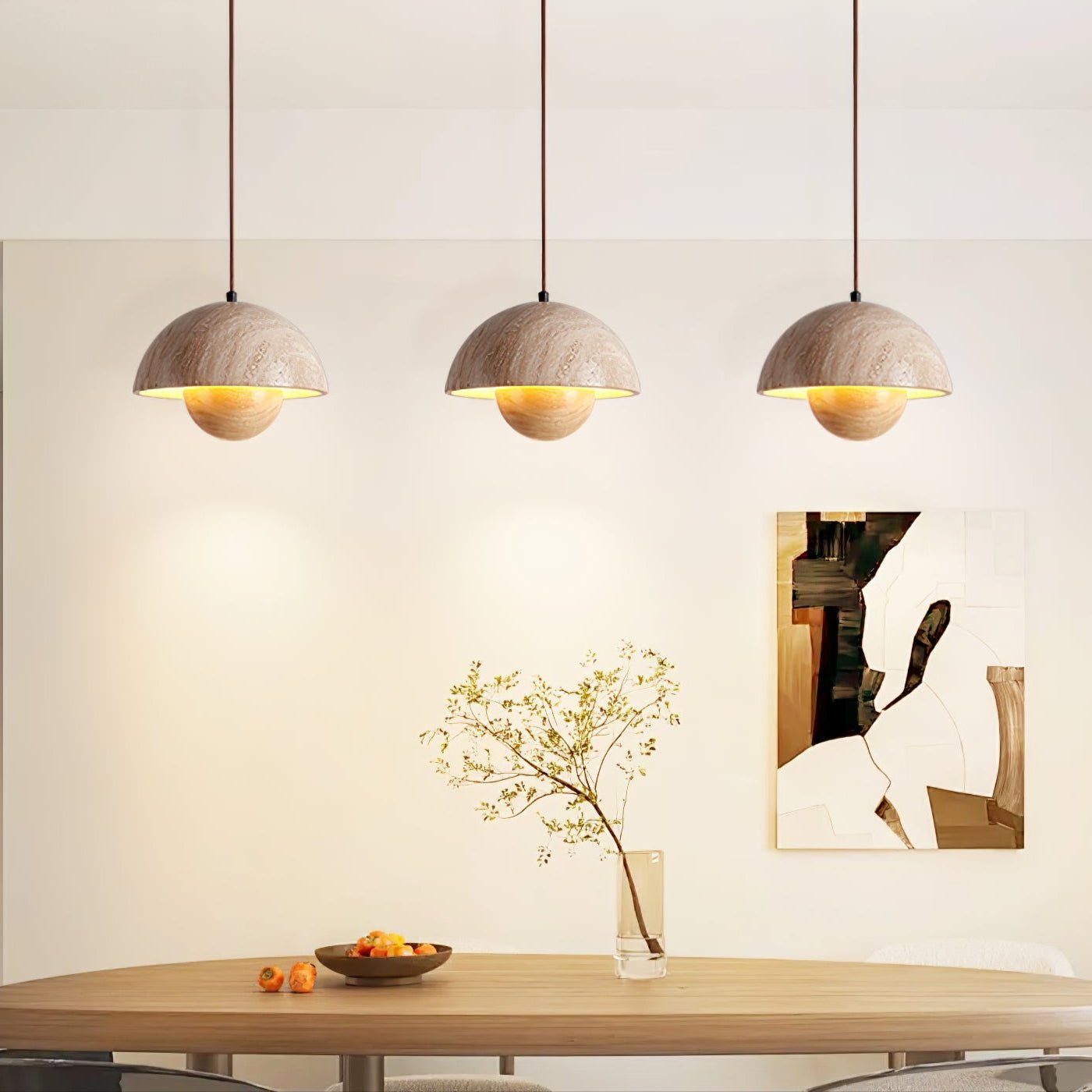 Ersile Travertine Pendant Light - Letslighting