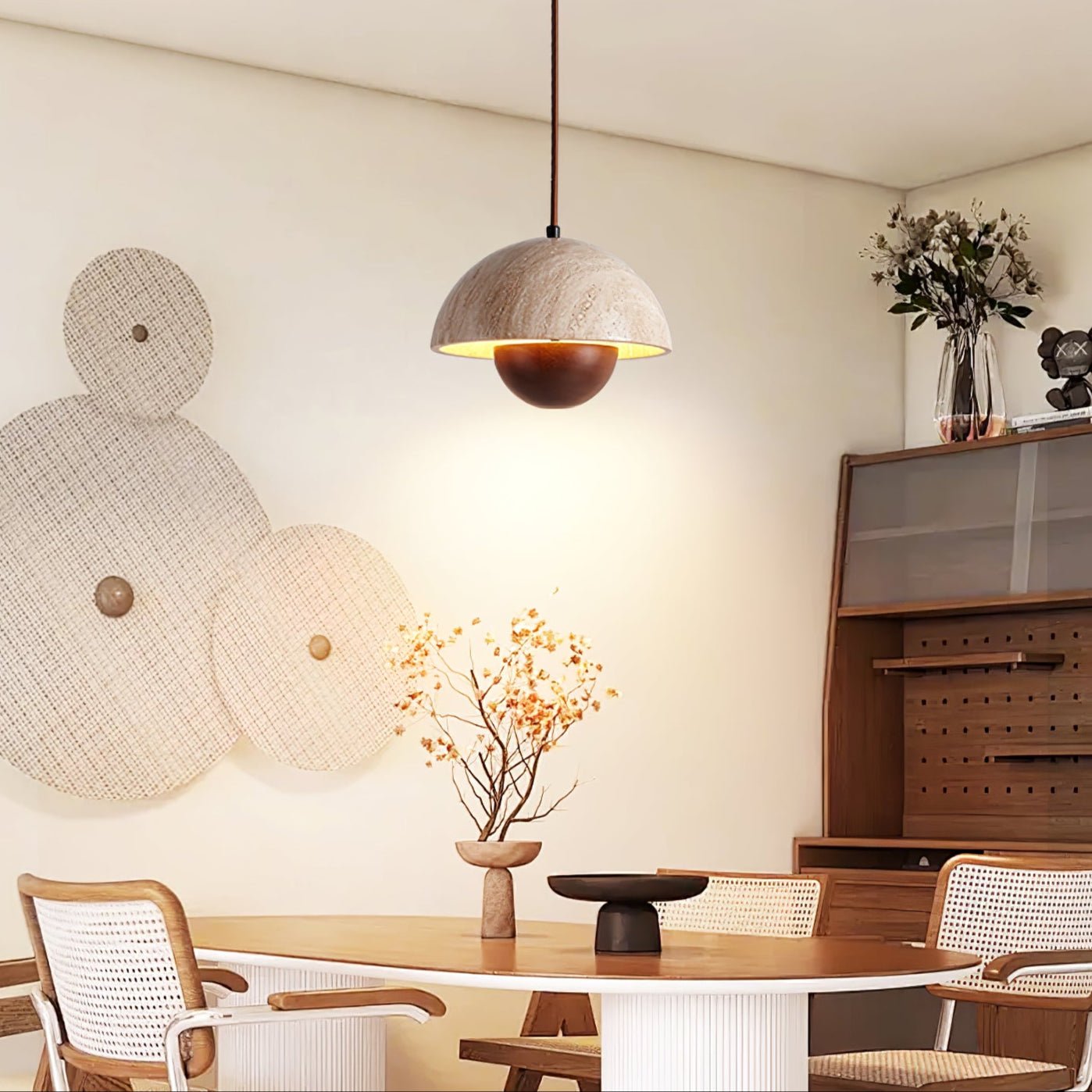 Ersile Travertine Pendant Light - Letslighting