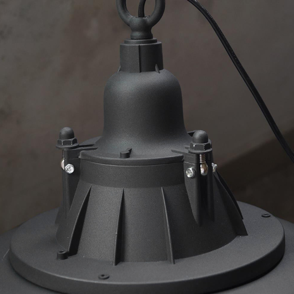 Celest Vintage Industrial Cage Metal Glass Pendant Light - Lamp Copper