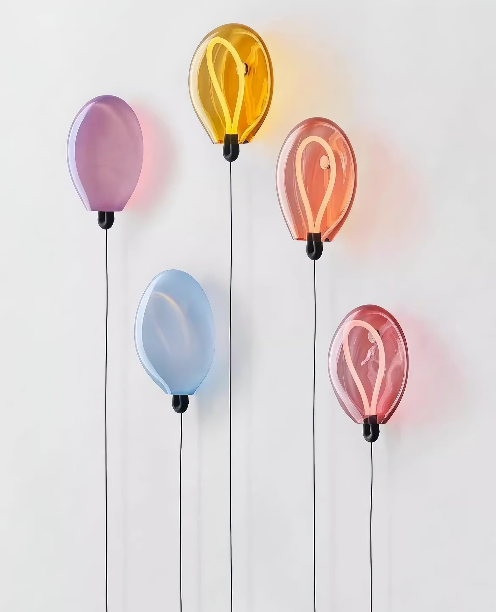 Lysolila Premium Nordic Art Glass Wall Light - Neutralighting