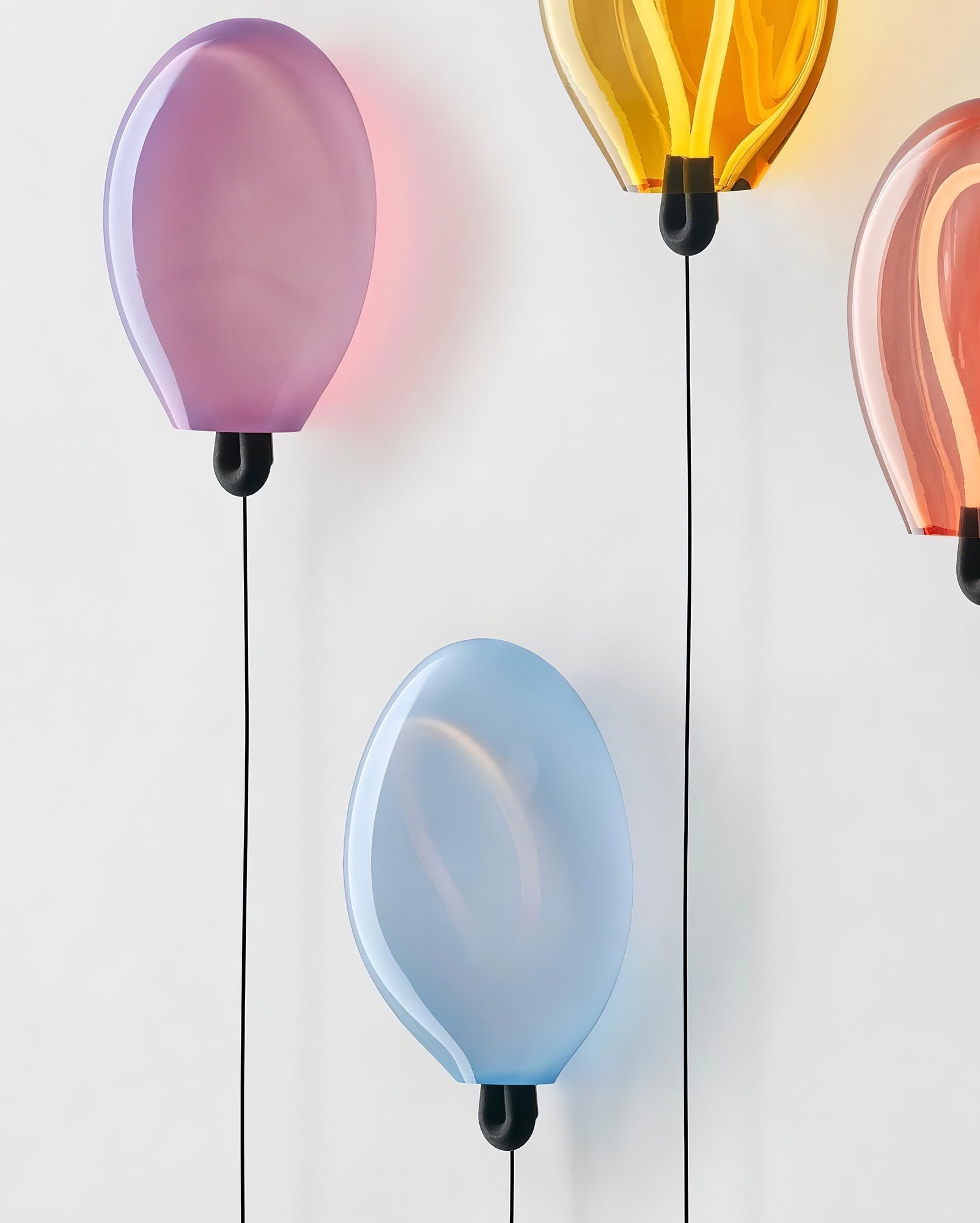 Lysolila Premium Nordic Art Glass Wall Light - Neutralighting