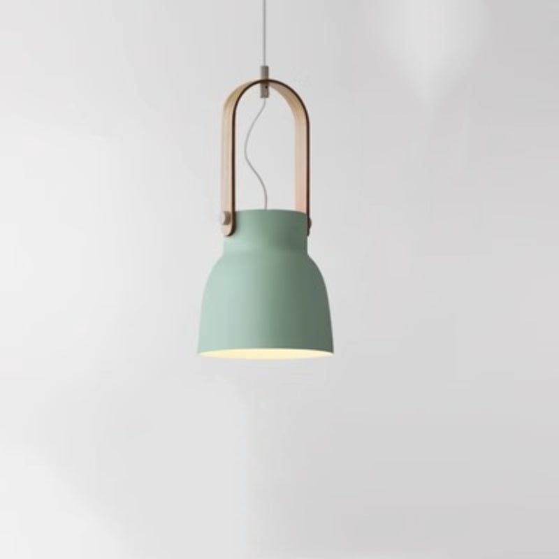 Valentina Vintage Suspension Noir/Orange Métal/Bois Chambre à coucher - Neutralighting