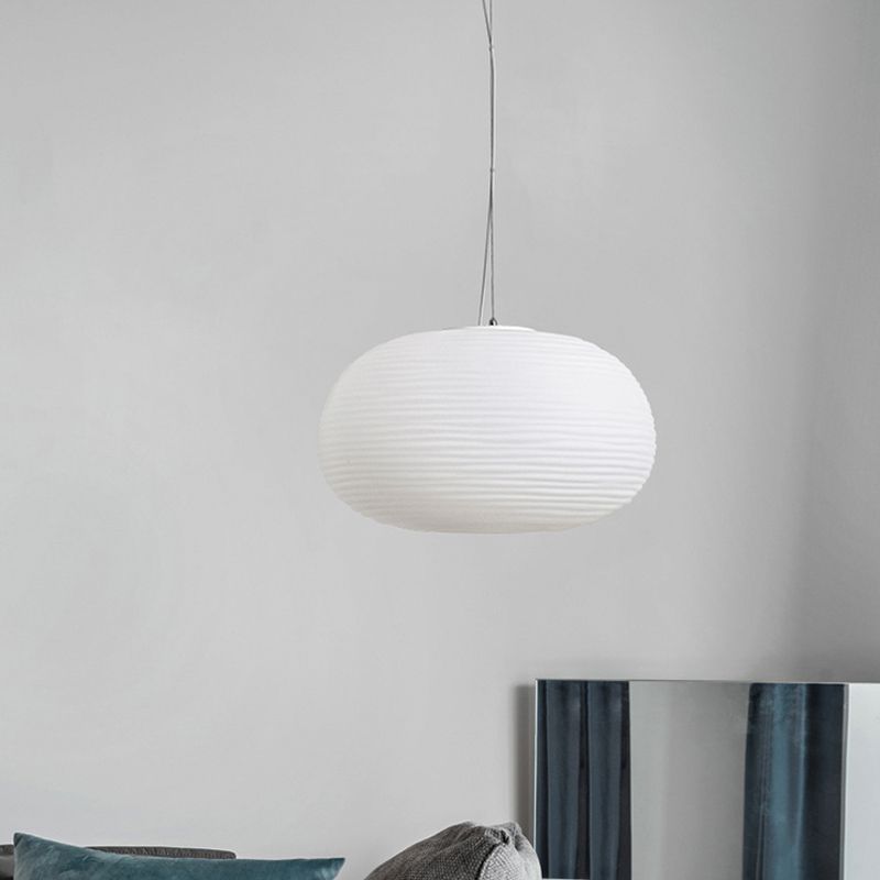 Ritta Design LED Suspension Blanc Verre Métal Chambre à coucher - Neutralighting