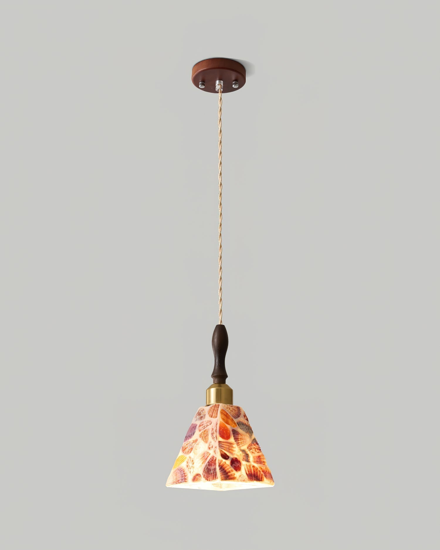 Cabana Pendant Lamp Coastal Shell Motifs - Letslighting