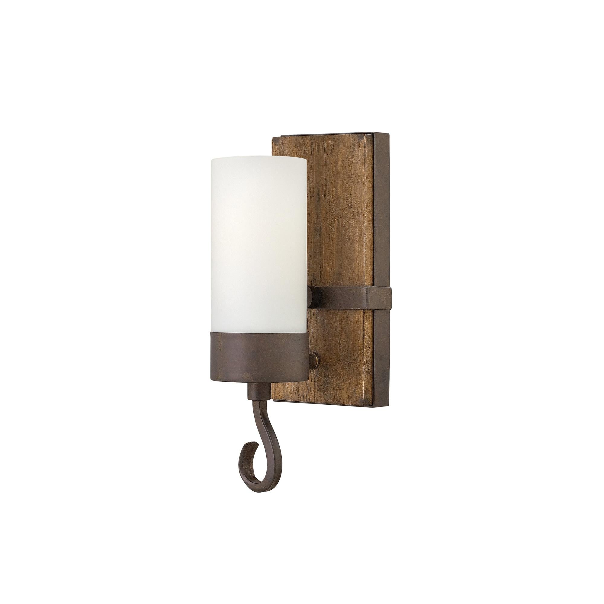 Elara Modern Minimalist Wooden Glass Wall Lamp - Lamp Copper